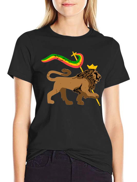 Rasta Lion T-Shirt - Reggae Culture