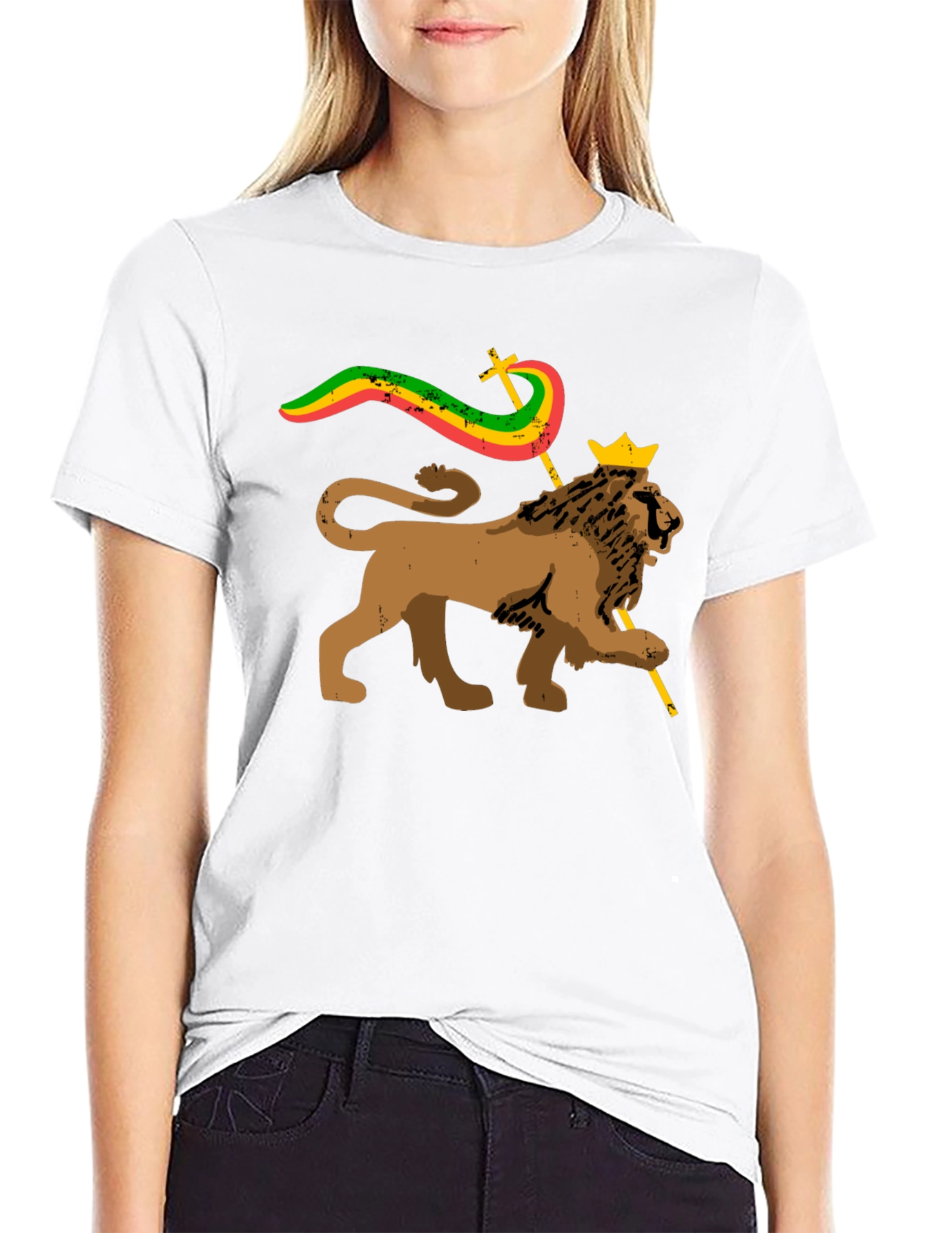 Rasta Lion T-Shirt - Reggae Culture