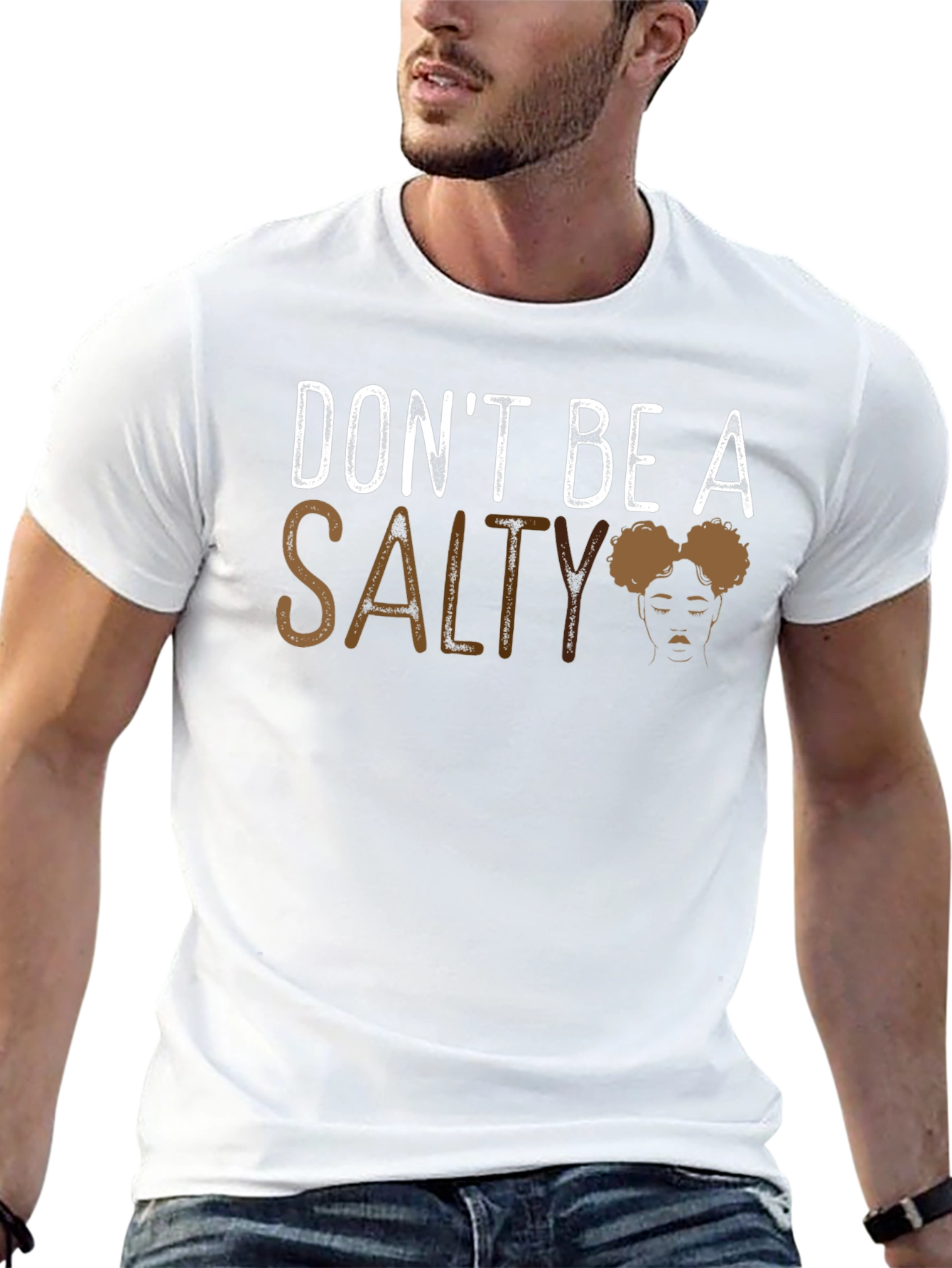 Dont Be Salty Graphic Tee - Unisex Cotton T-Shirt