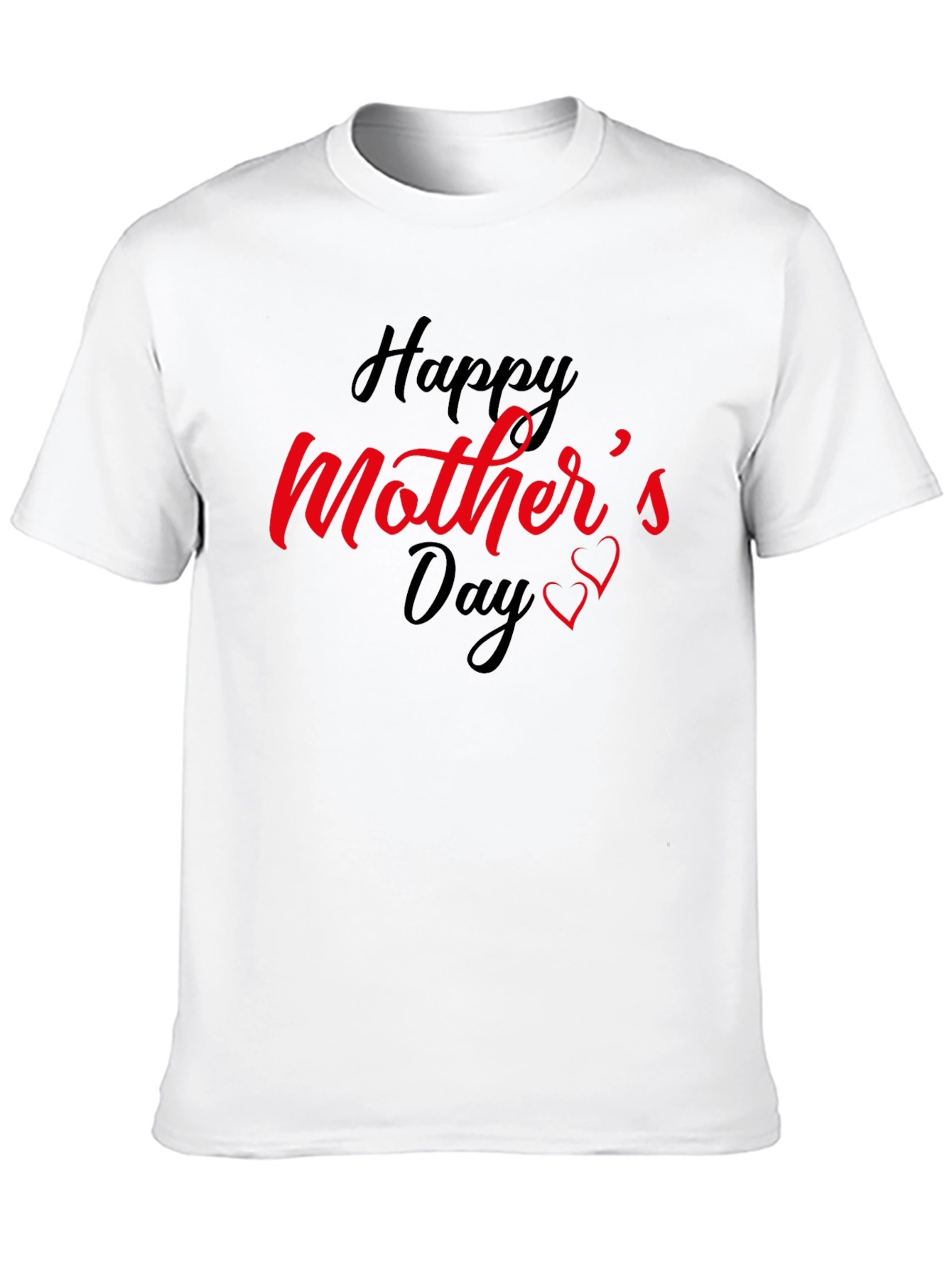 Happy Mothers Day Black T-Shirt
