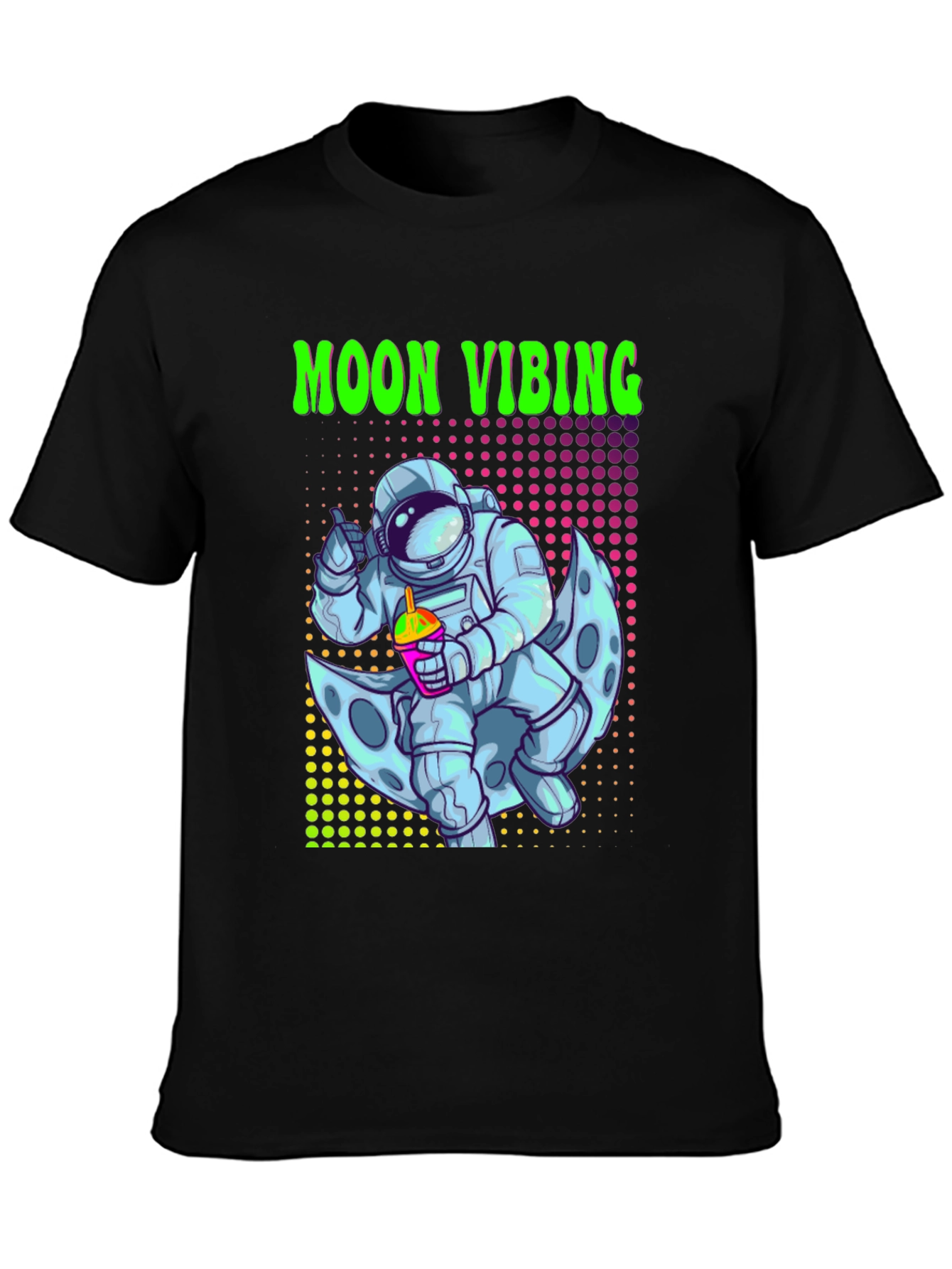 Moon Vibing Astronaut T-Shirt
