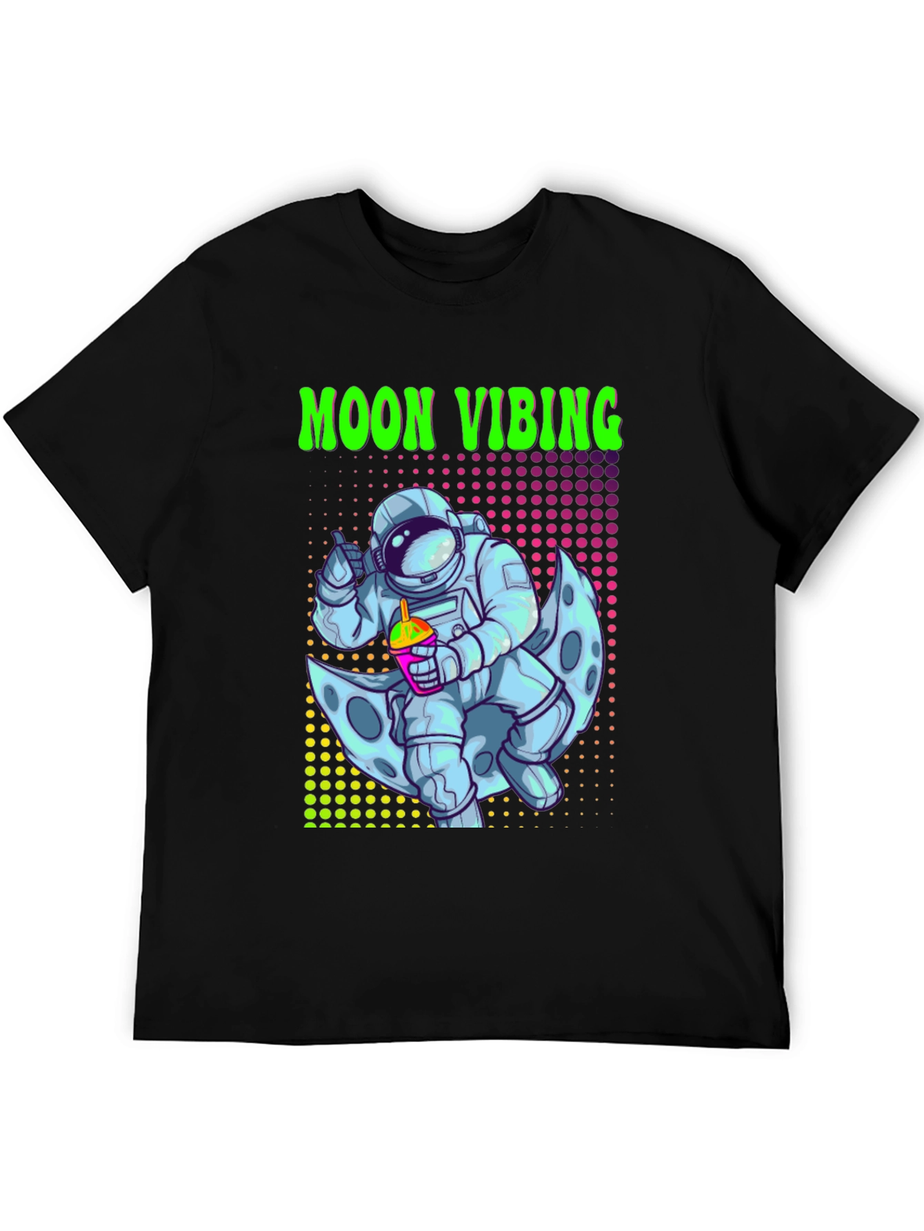 Moon Vibing Astronaut T-Shirt