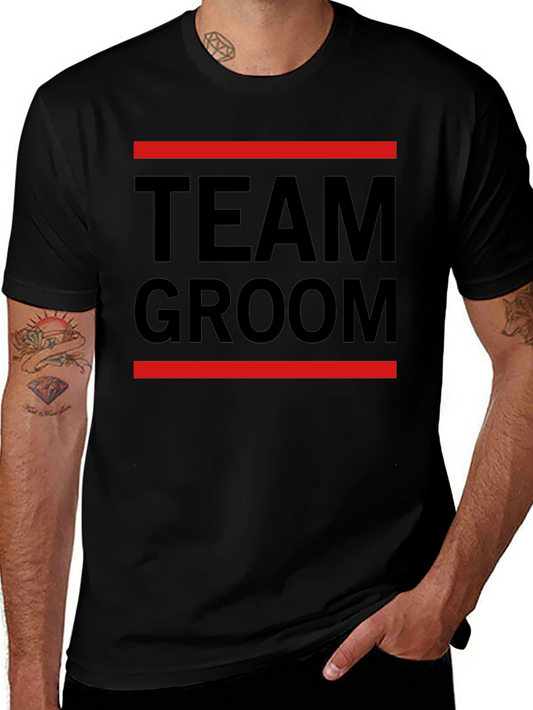Team Groom T-Shirt - Wedding Celebration Apparel