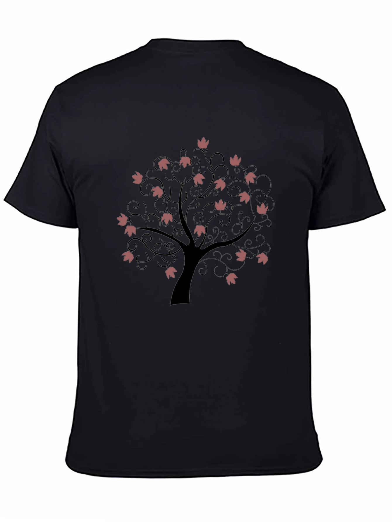 Nature Tree Black T-Shirt