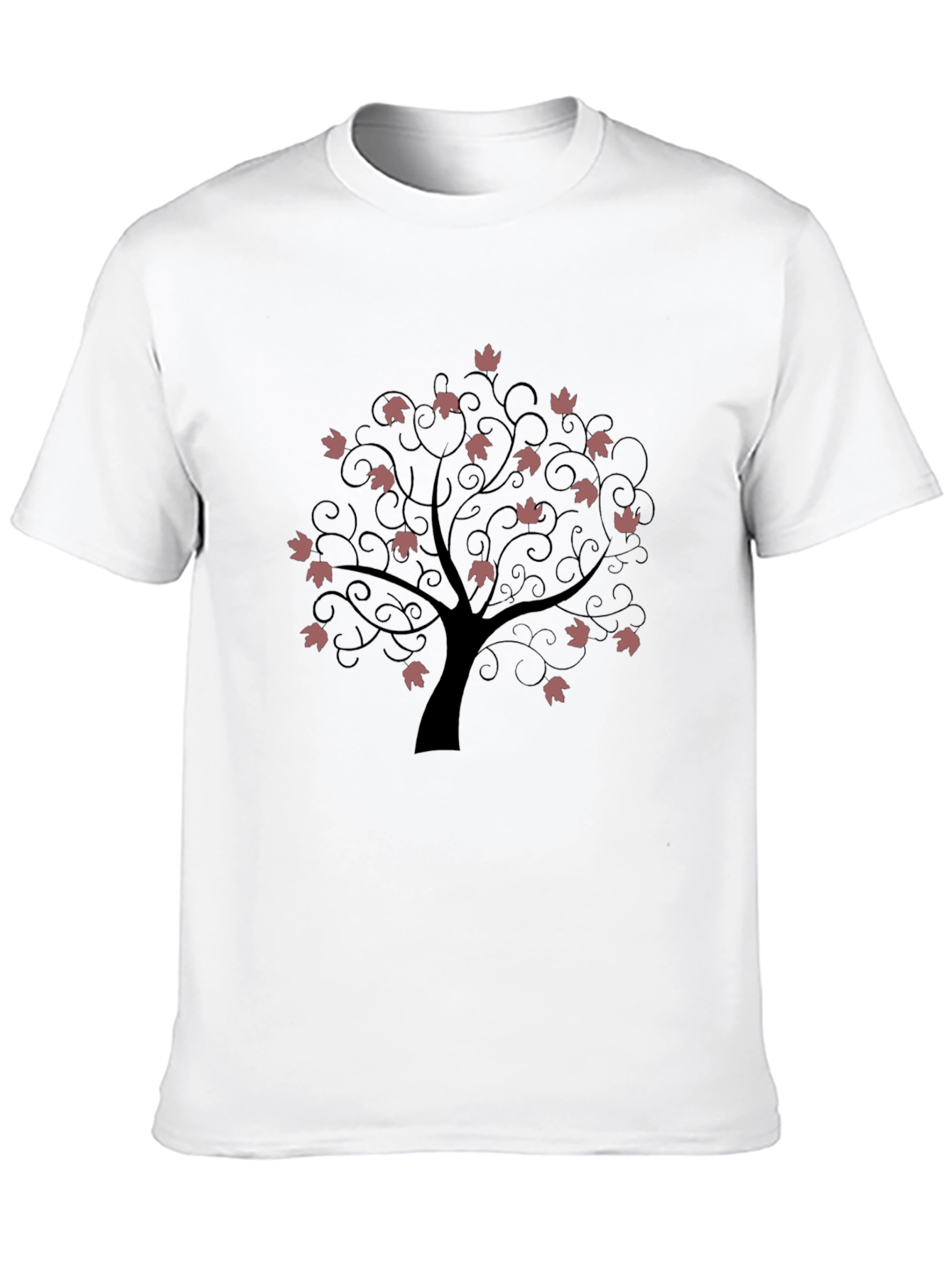 Nature Tree Black T-Shirt