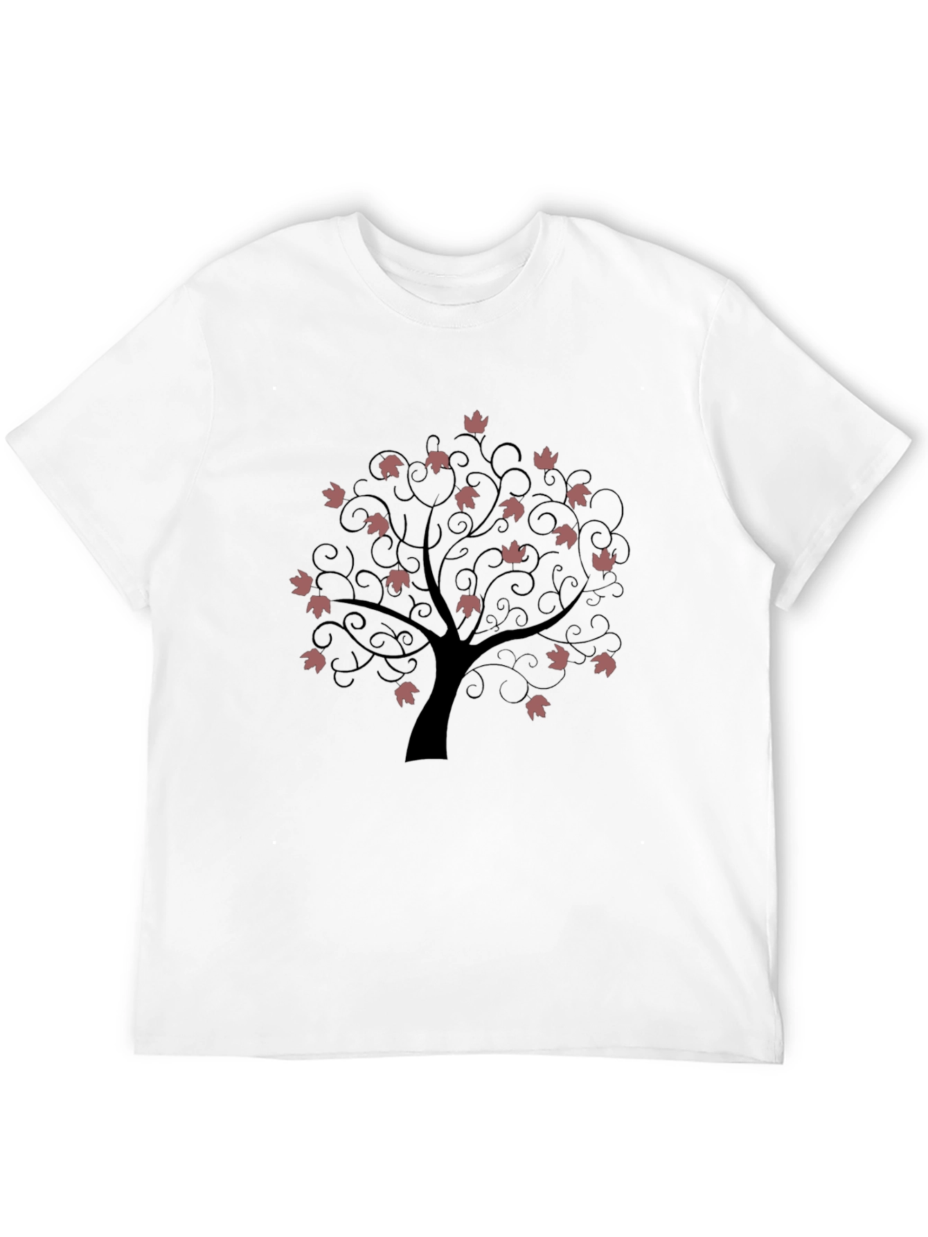 Nature Tree Black T-Shirt