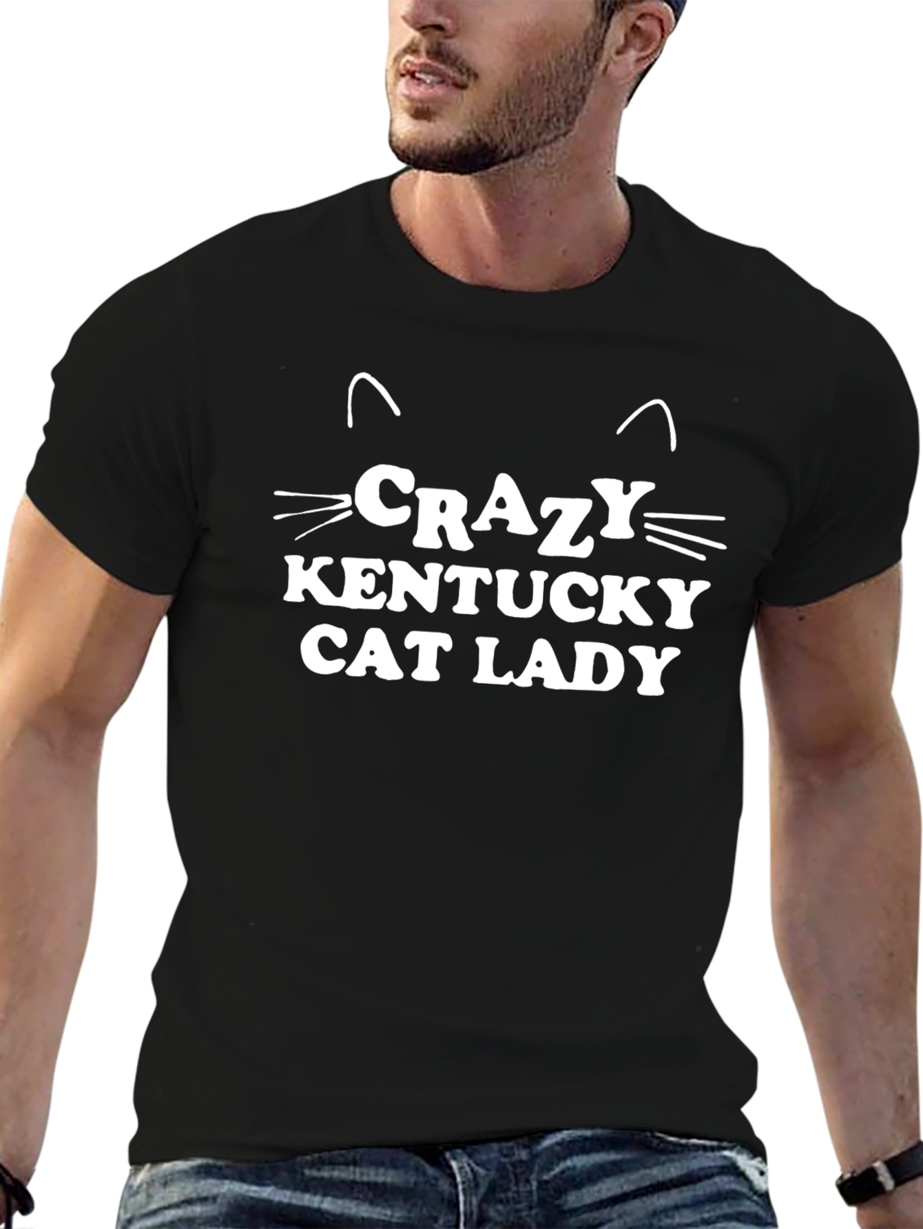 Crazy Kentucky Cat Lady T-Shirt - Novelty Tee