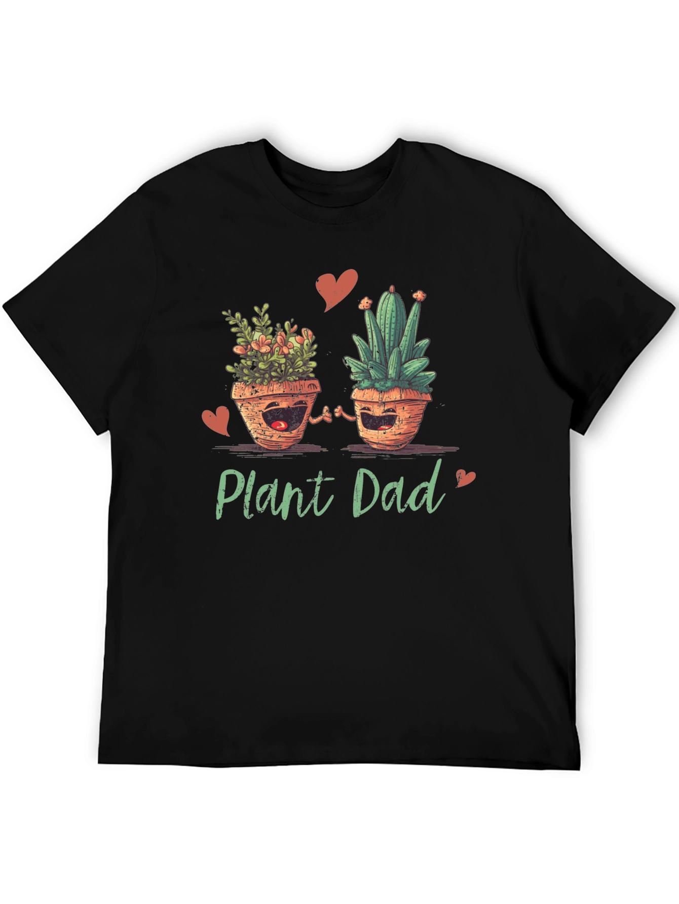 Plant Dad Graphic T-Shirt - Cute Gardener Tee