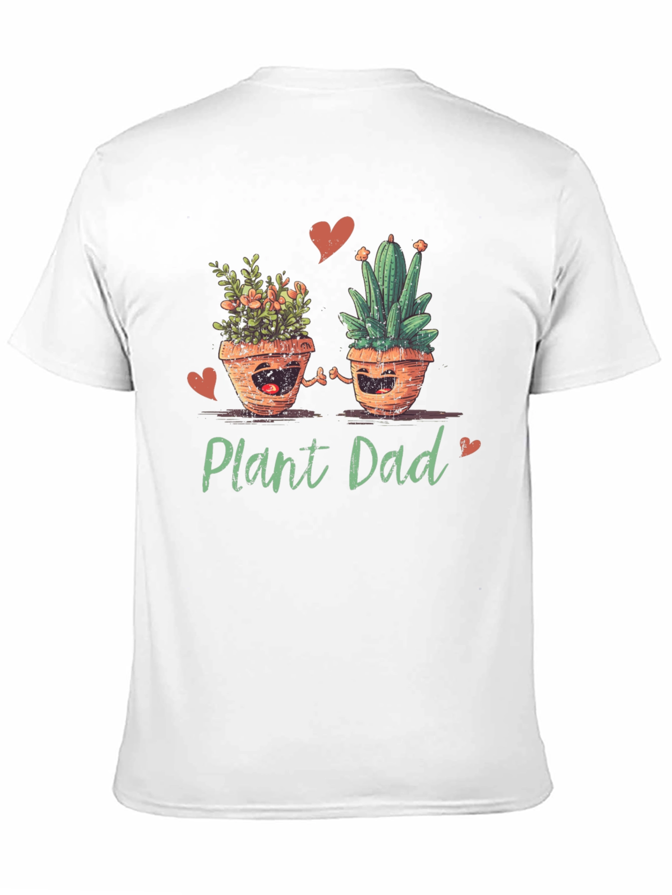 Plant Dad Graphic T-Shirt - Cute Gardener Tee