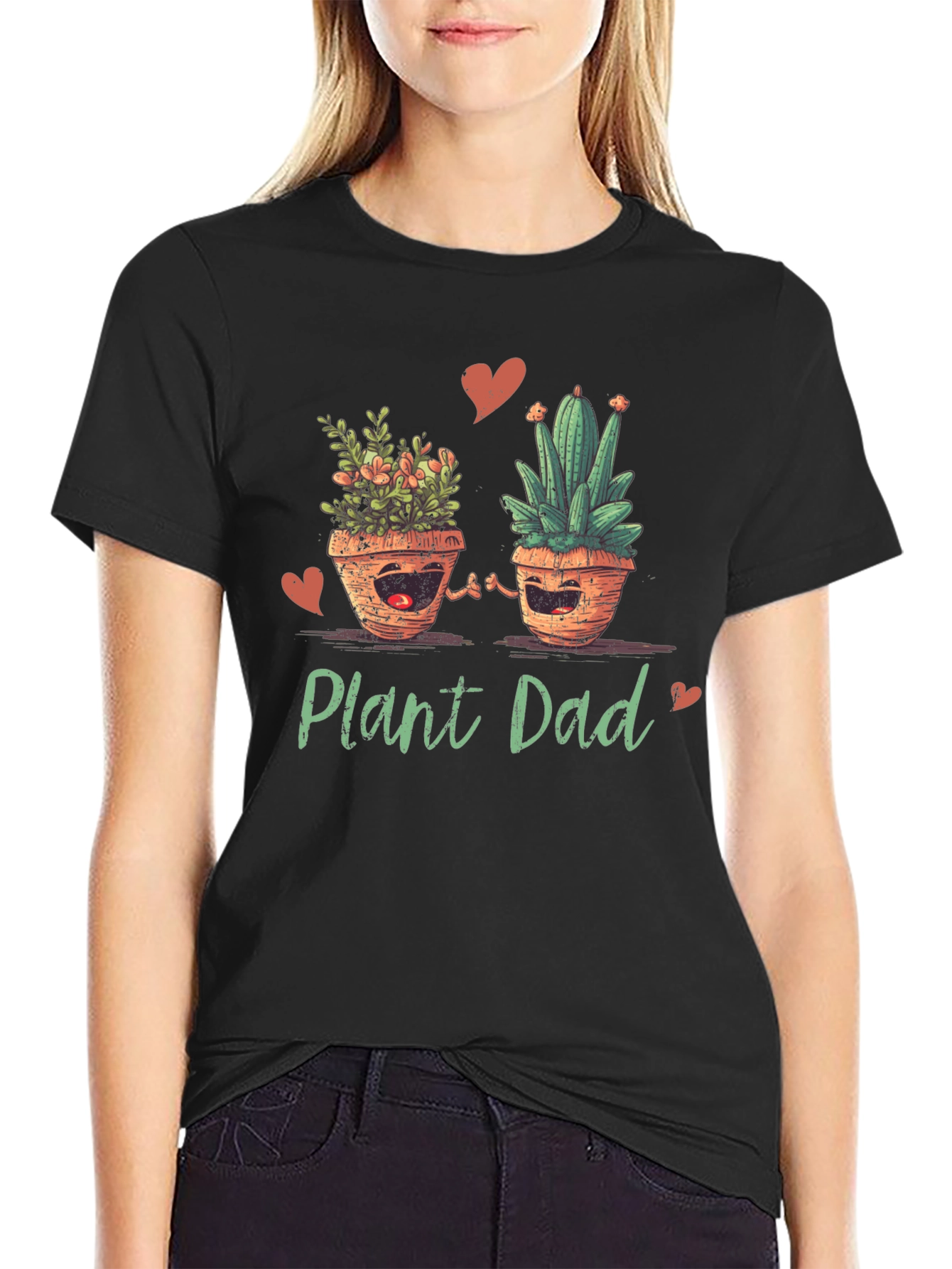 Plant Dad Graphic T-Shirt - Cute Gardener Tee