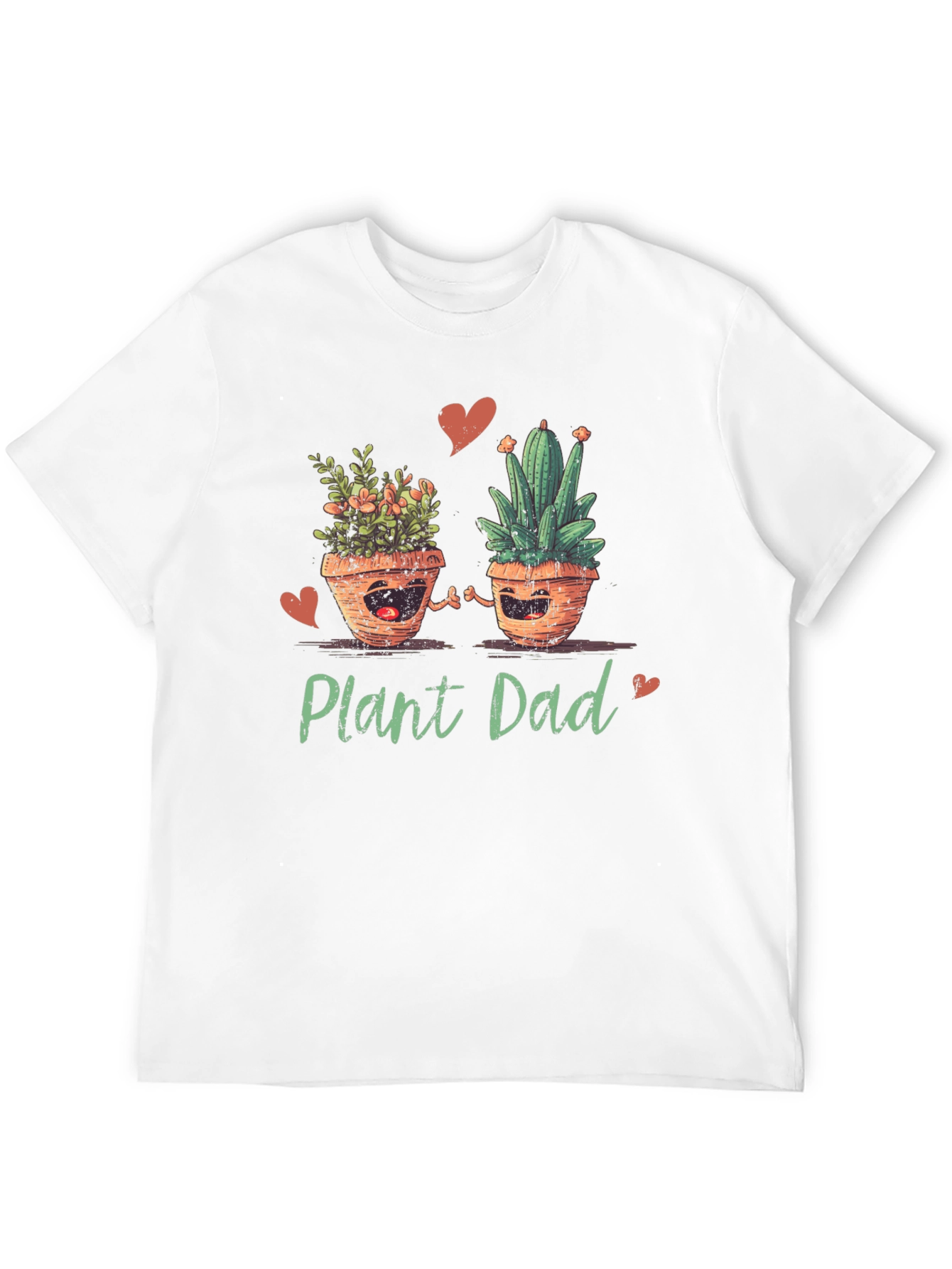 Plant Dad Graphic T-Shirt - Cute Gardener Tee