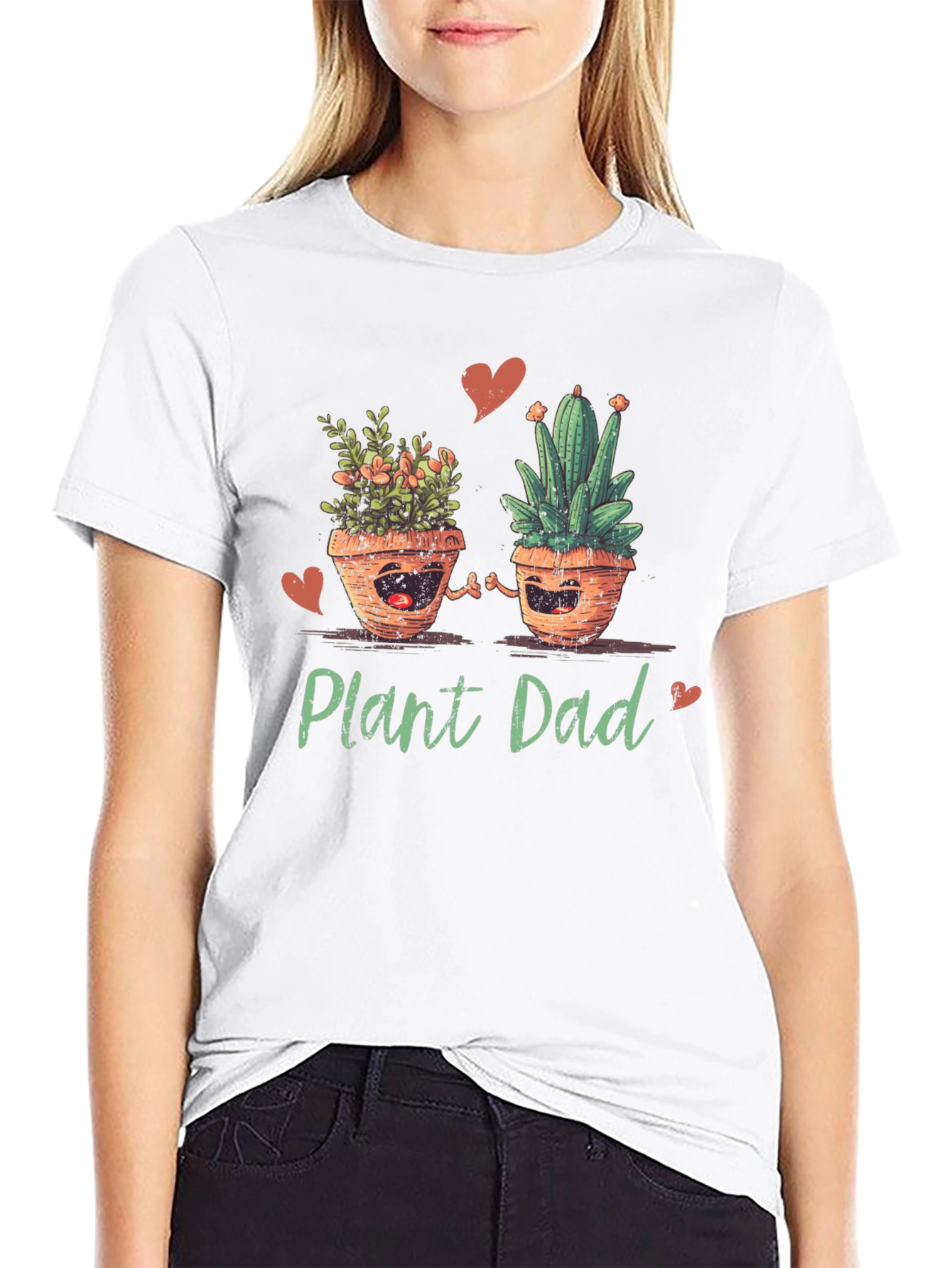 Plant Dad Graphic T-Shirt - Cute Gardener Tee