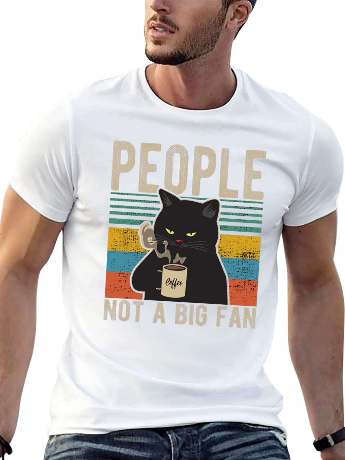 People Not A Big Fan Cat T-Shirt