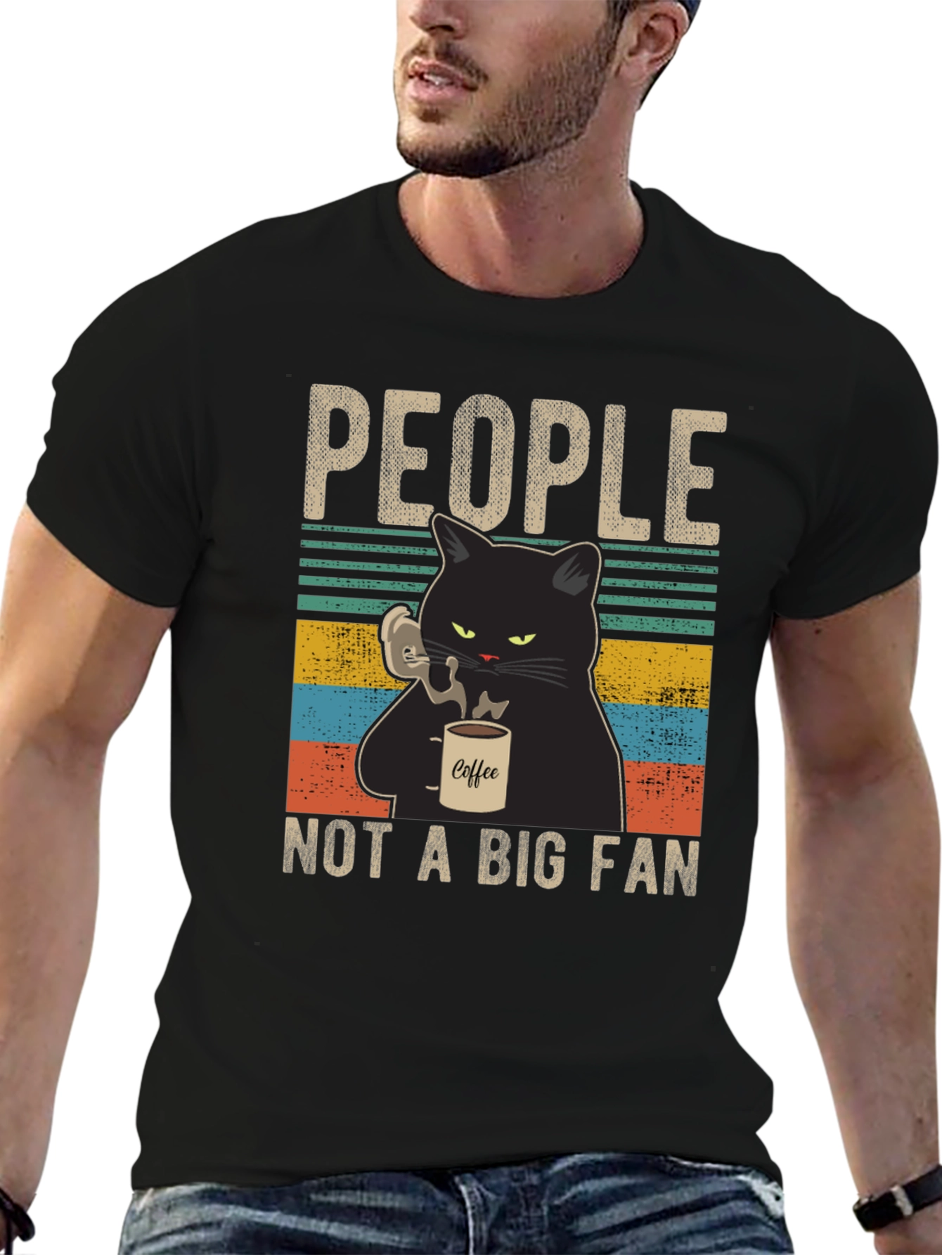 People Not A Big Fan Cat T-Shirt