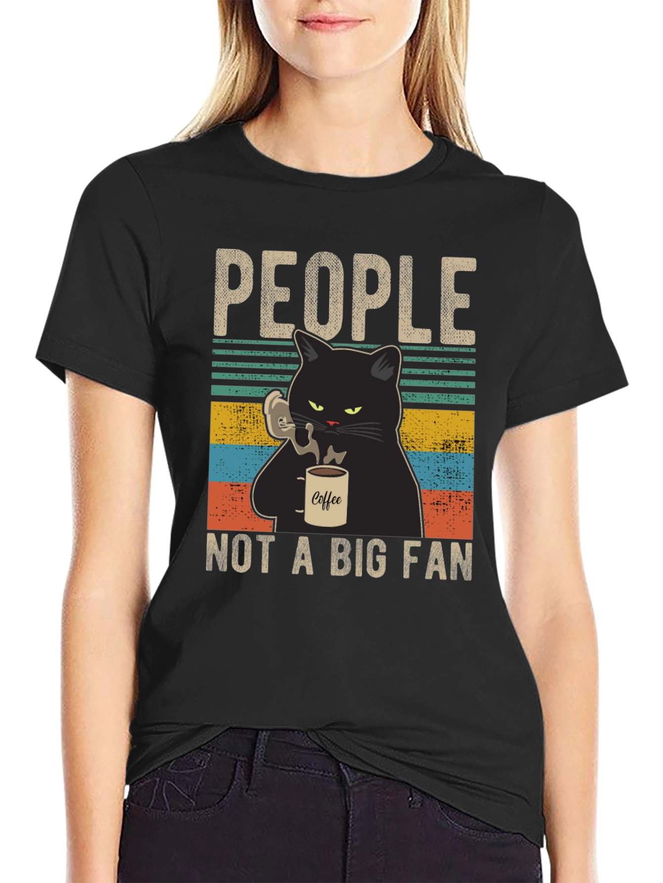 People Not A Big Fan Cat T-Shirt