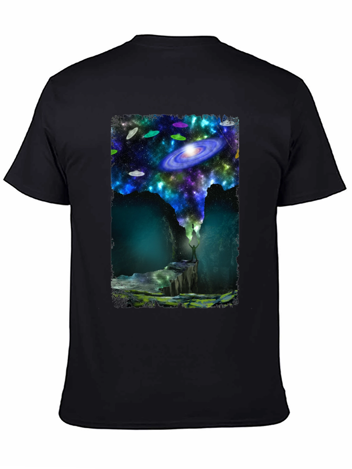 Cosmic Explorer Black T-Shirt
