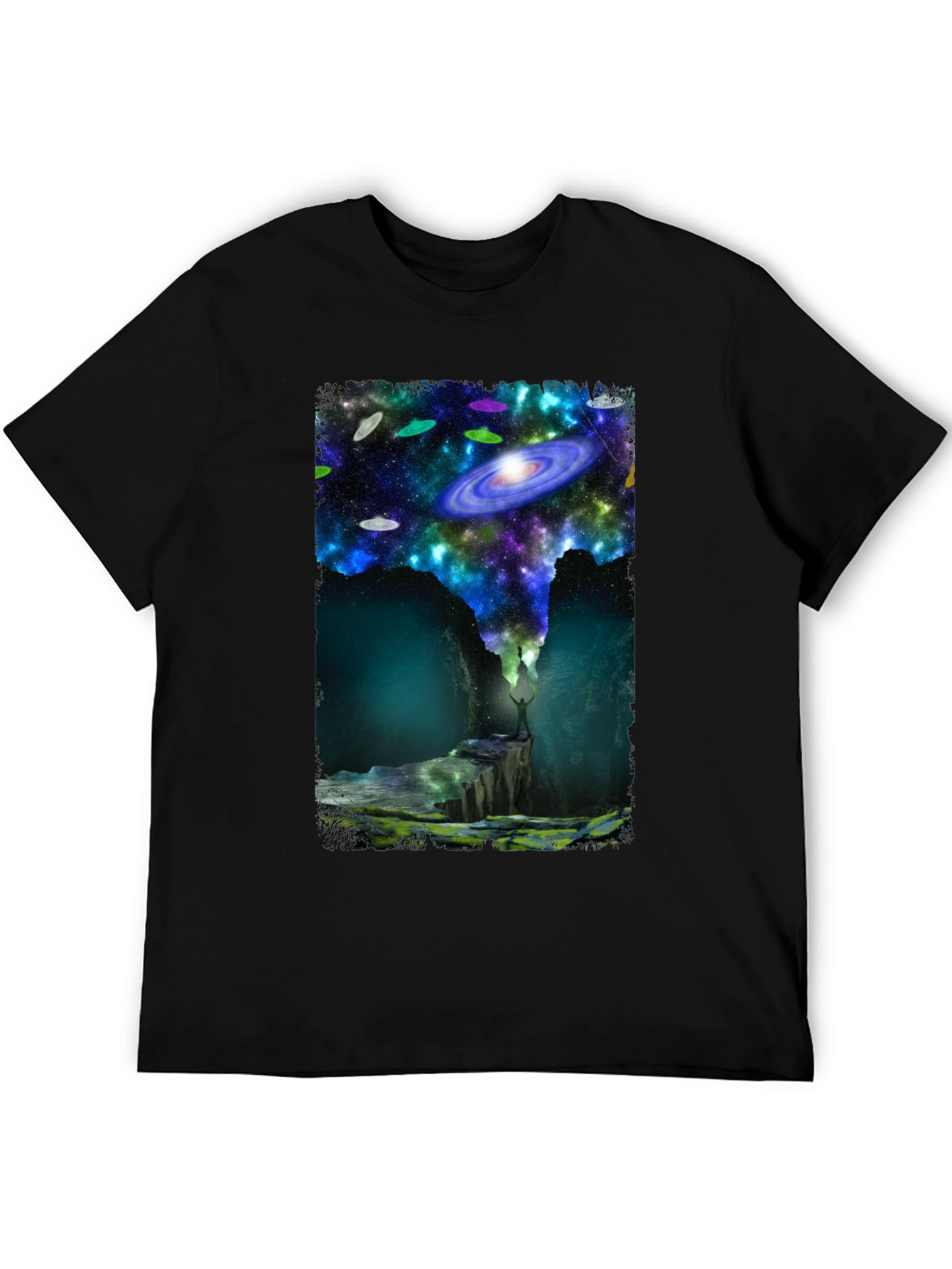 Cosmic Explorer Black T-Shirt