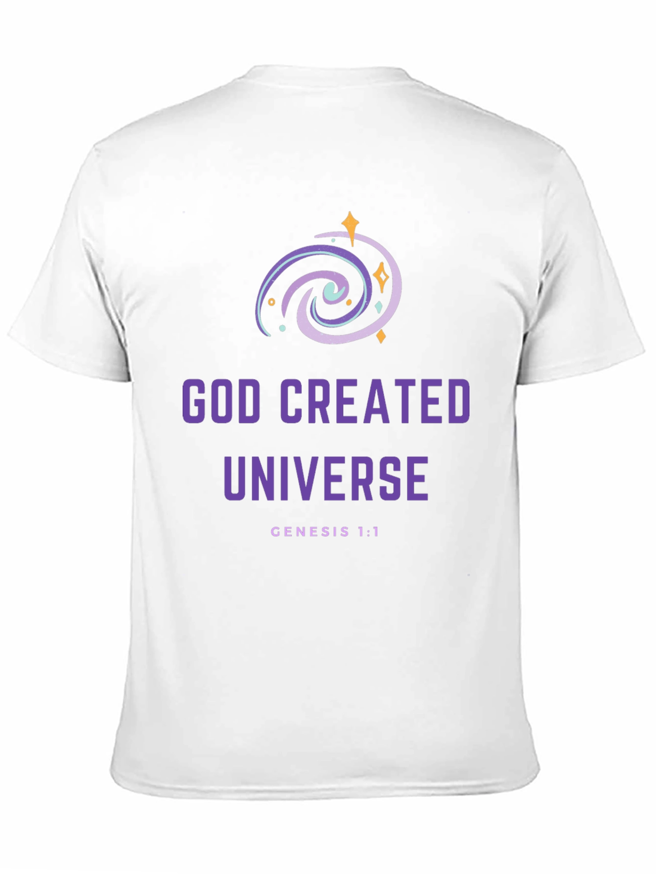 God Created Universe Graphic Tee