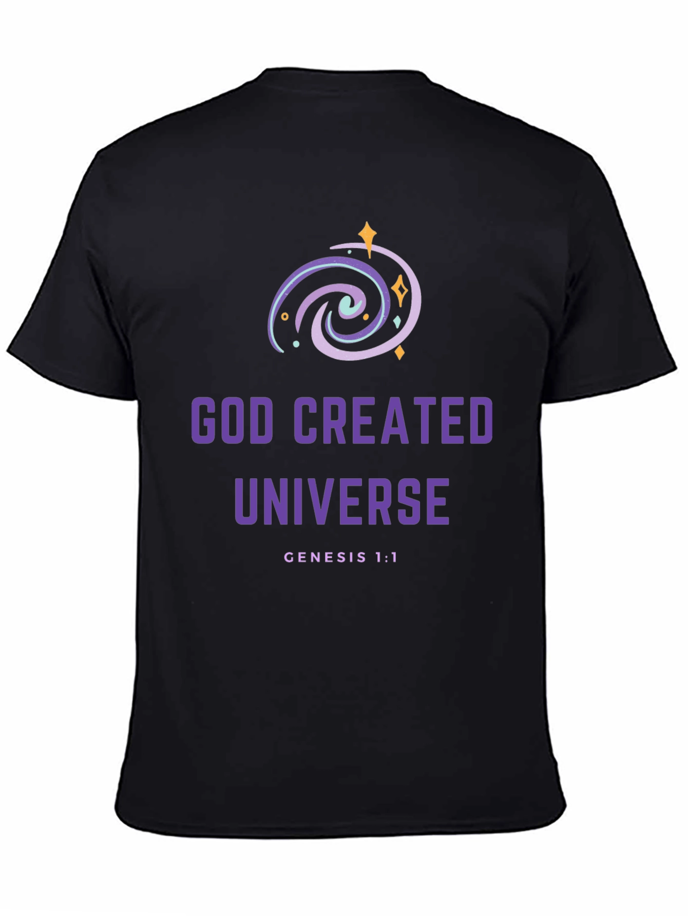 God Created Universe Graphic Tee