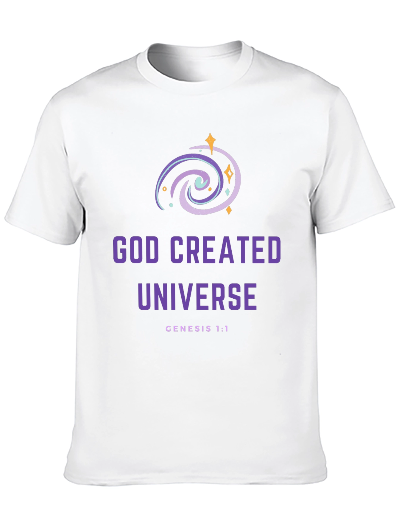 God Created Universe Graphic Tee