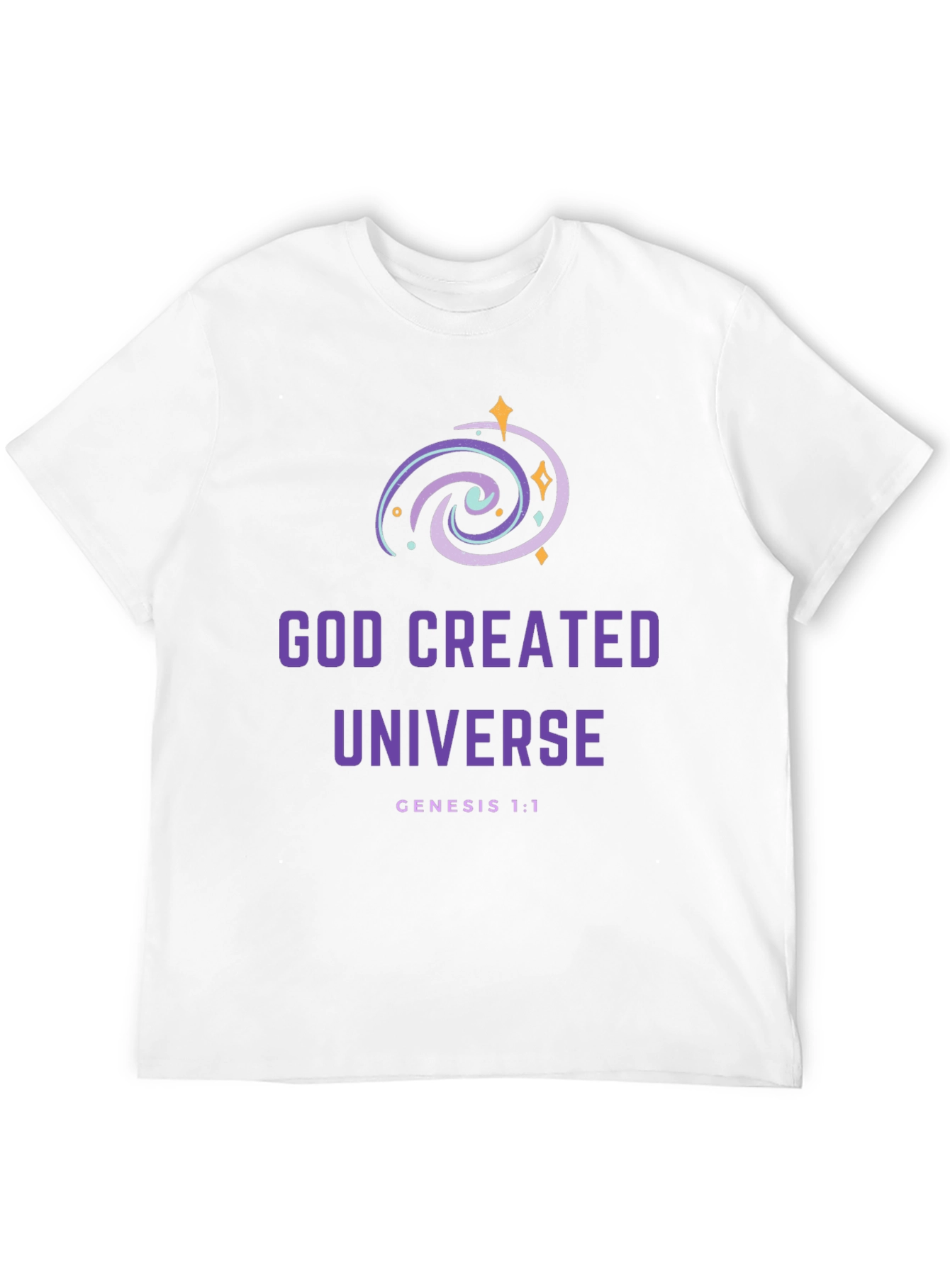 God Created Universe Graphic Tee