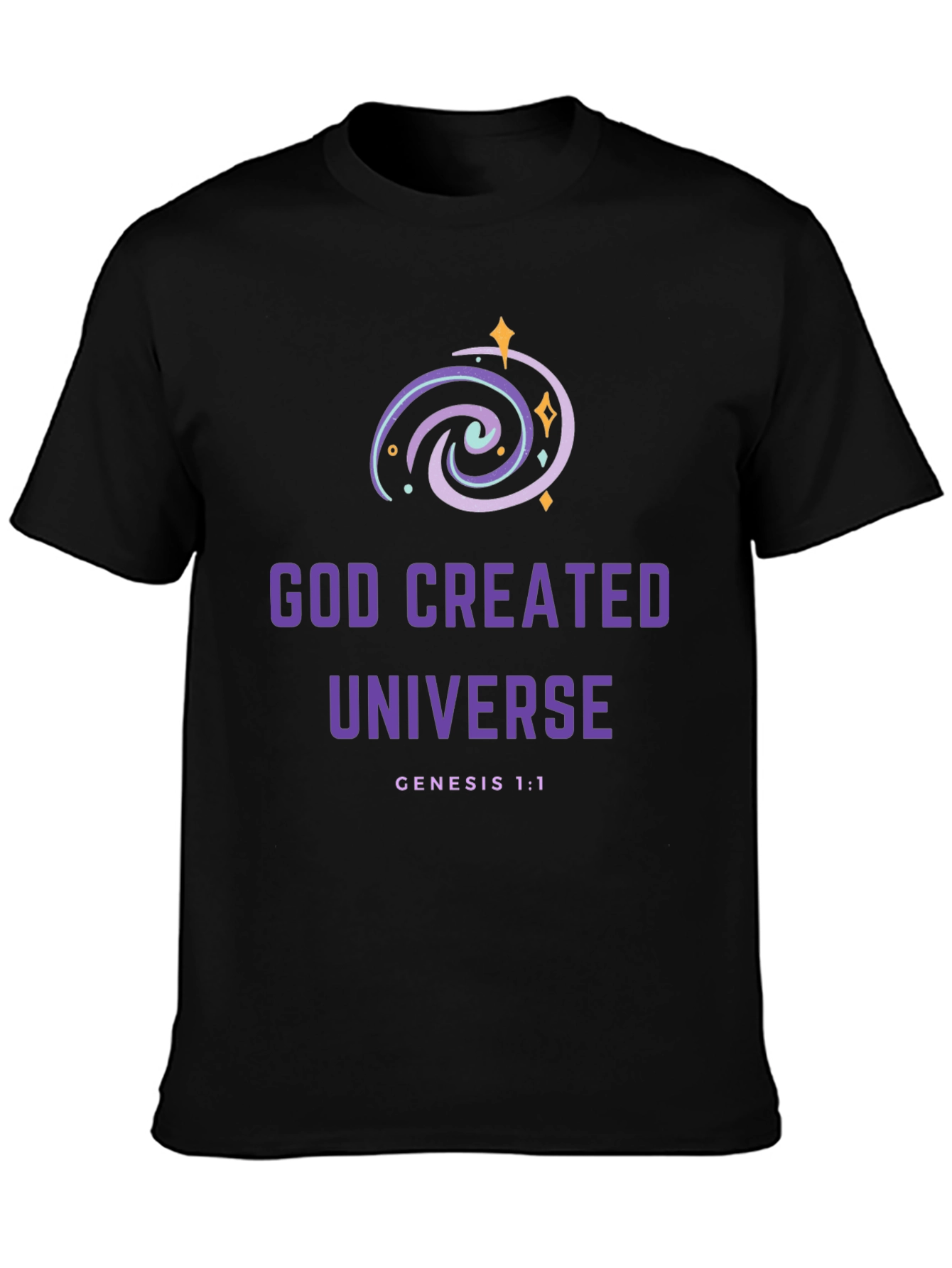 God Created Universe Graphic Tee