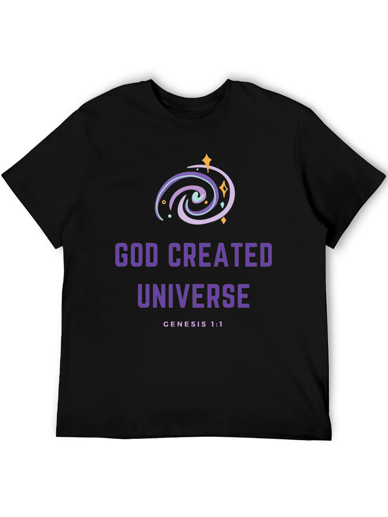 God Created Universe Graphic Tee