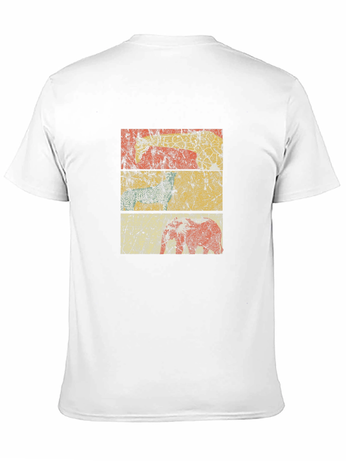 Distressed Stripe Graphic T-Shirt