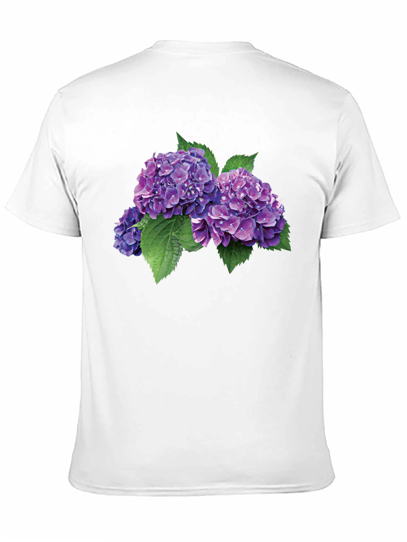 Hydrangea Flower Graphic Tee - Stylish Comfort