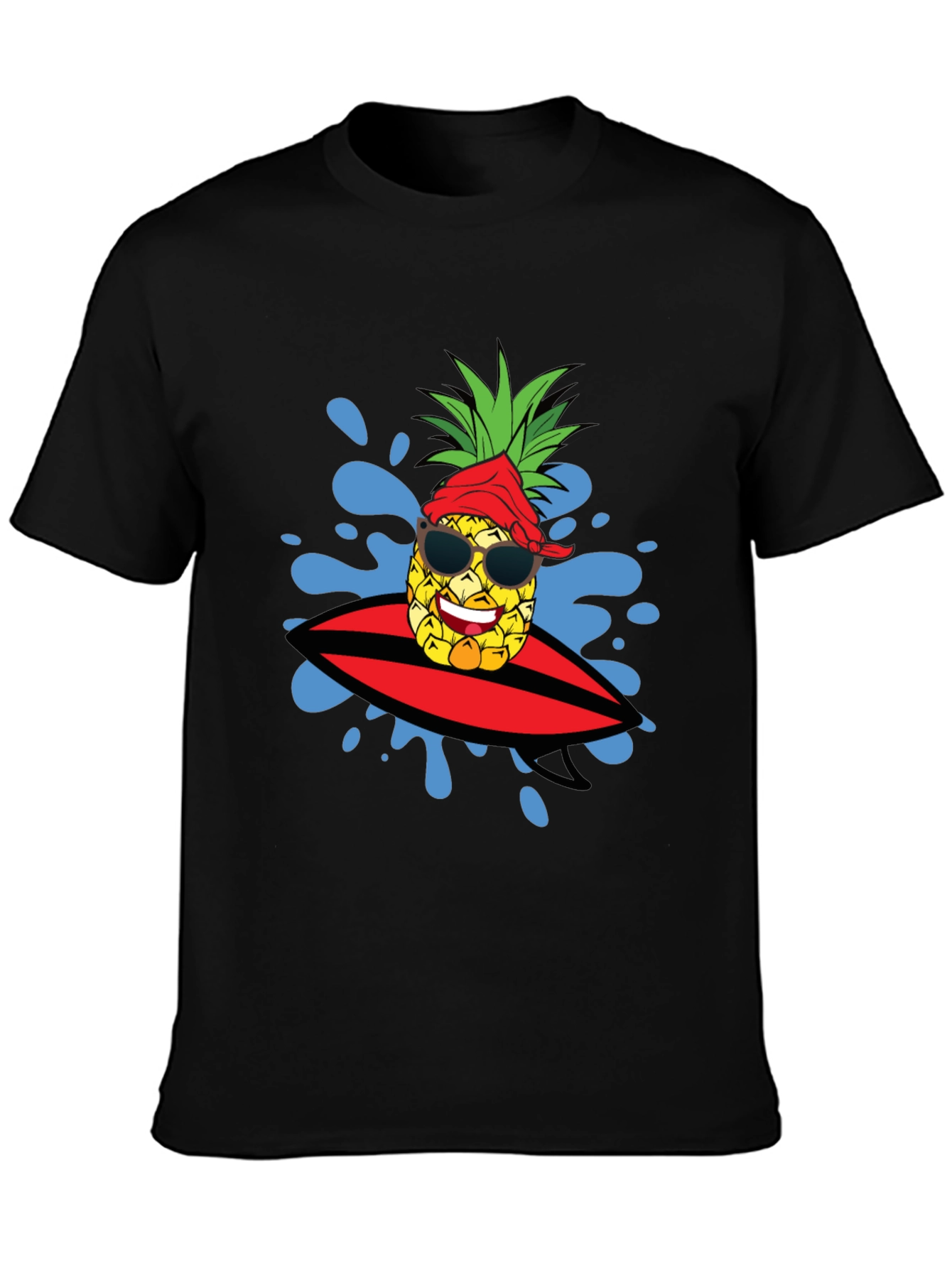Surfing Pineapple Graphic Tee - Summer Fun!