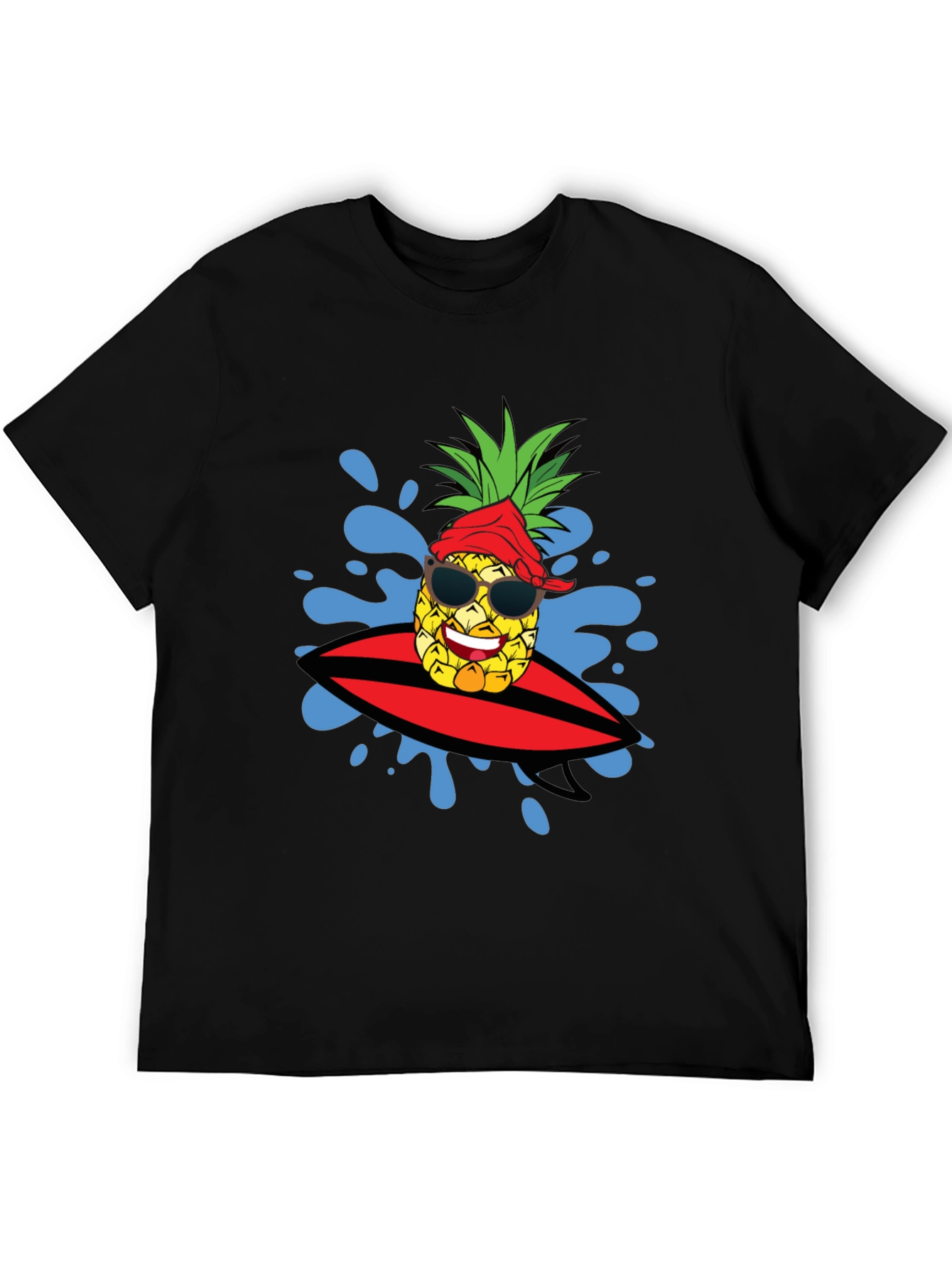 Surfing Pineapple Graphic Tee - Summer Fun!