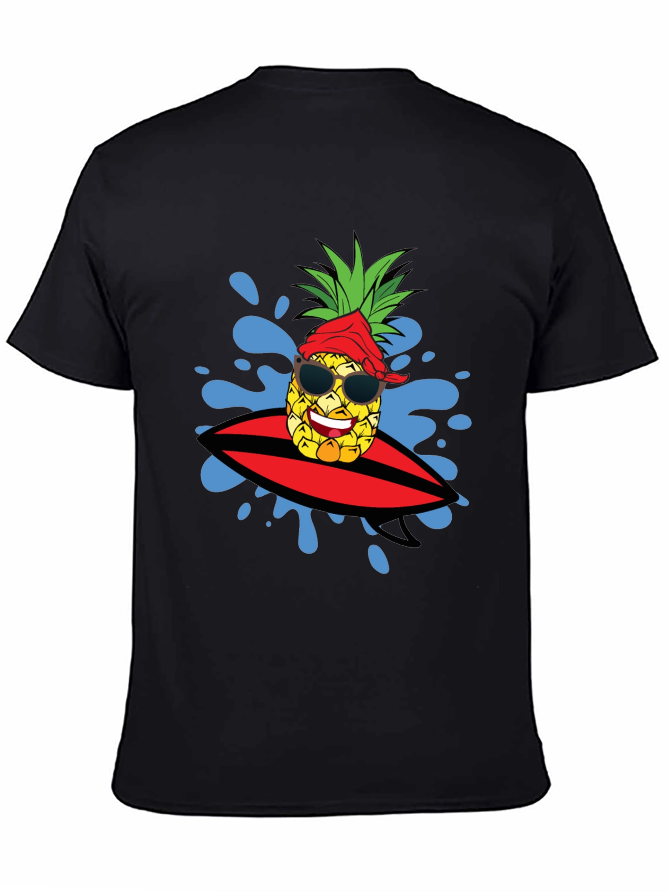 Surfing Pineapple Graphic Tee - Summer Fun!