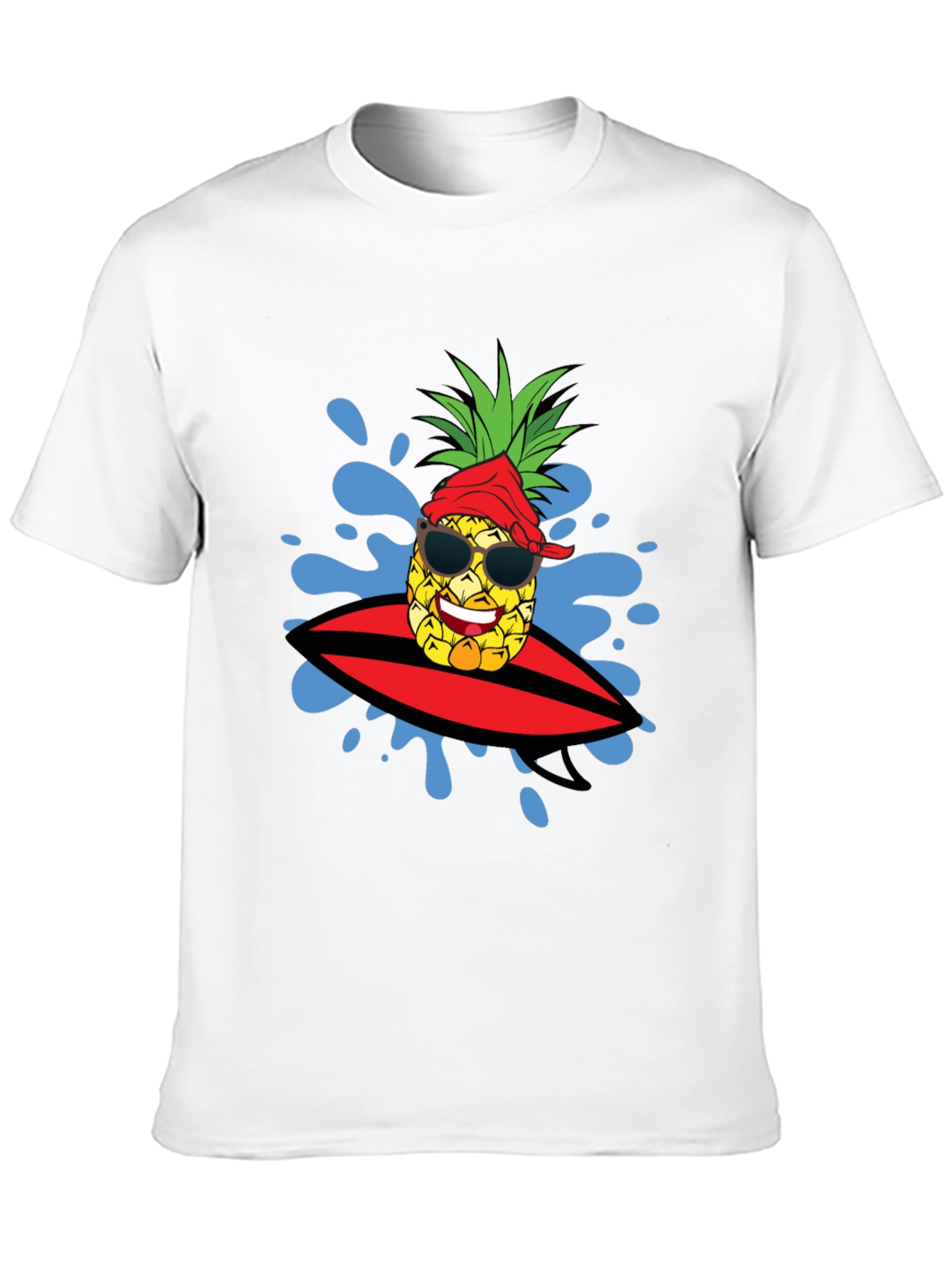 Surfing Pineapple Graphic Tee - Summer Fun!