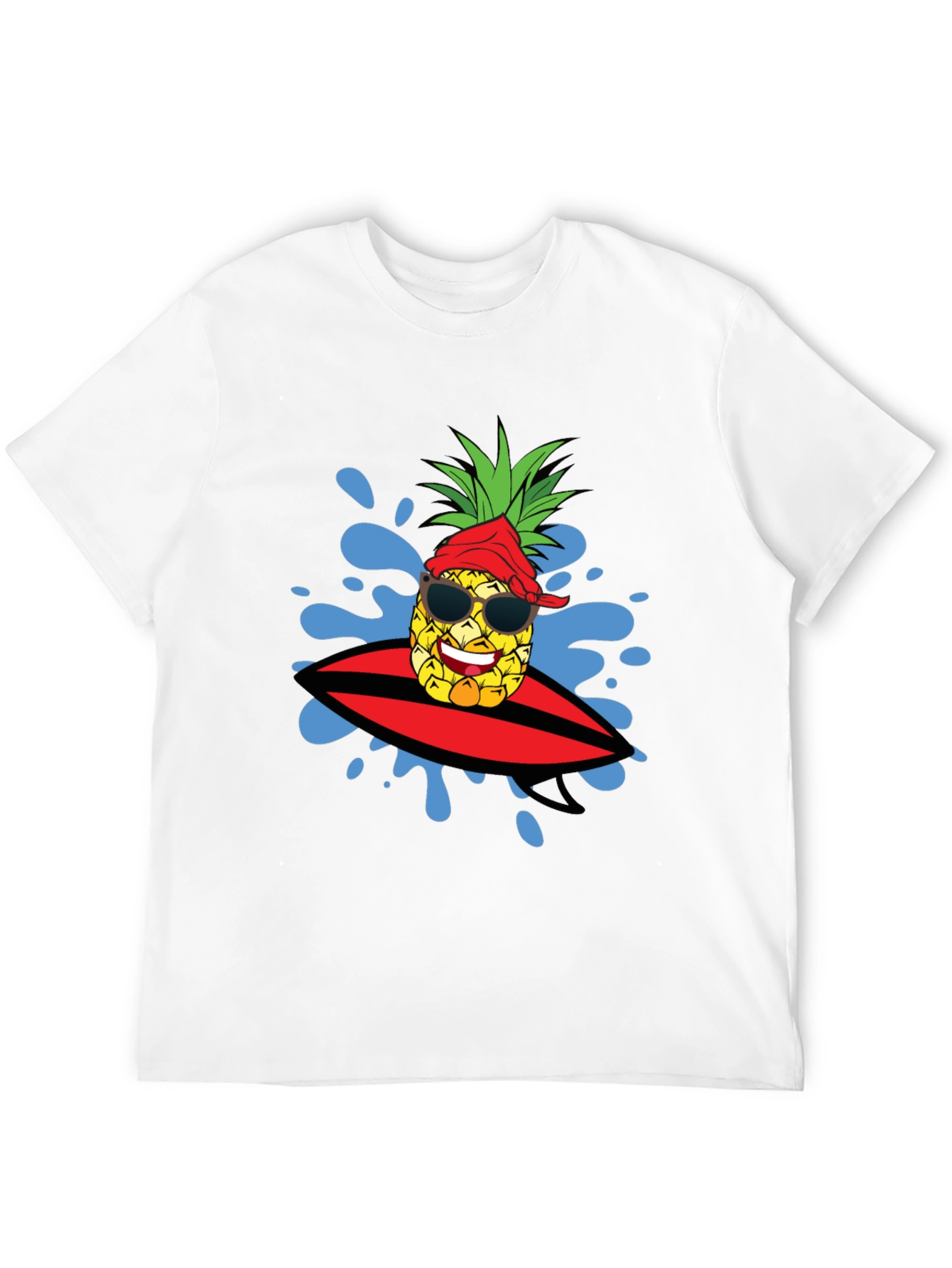 Surfing Pineapple Graphic Tee - Summer Fun!