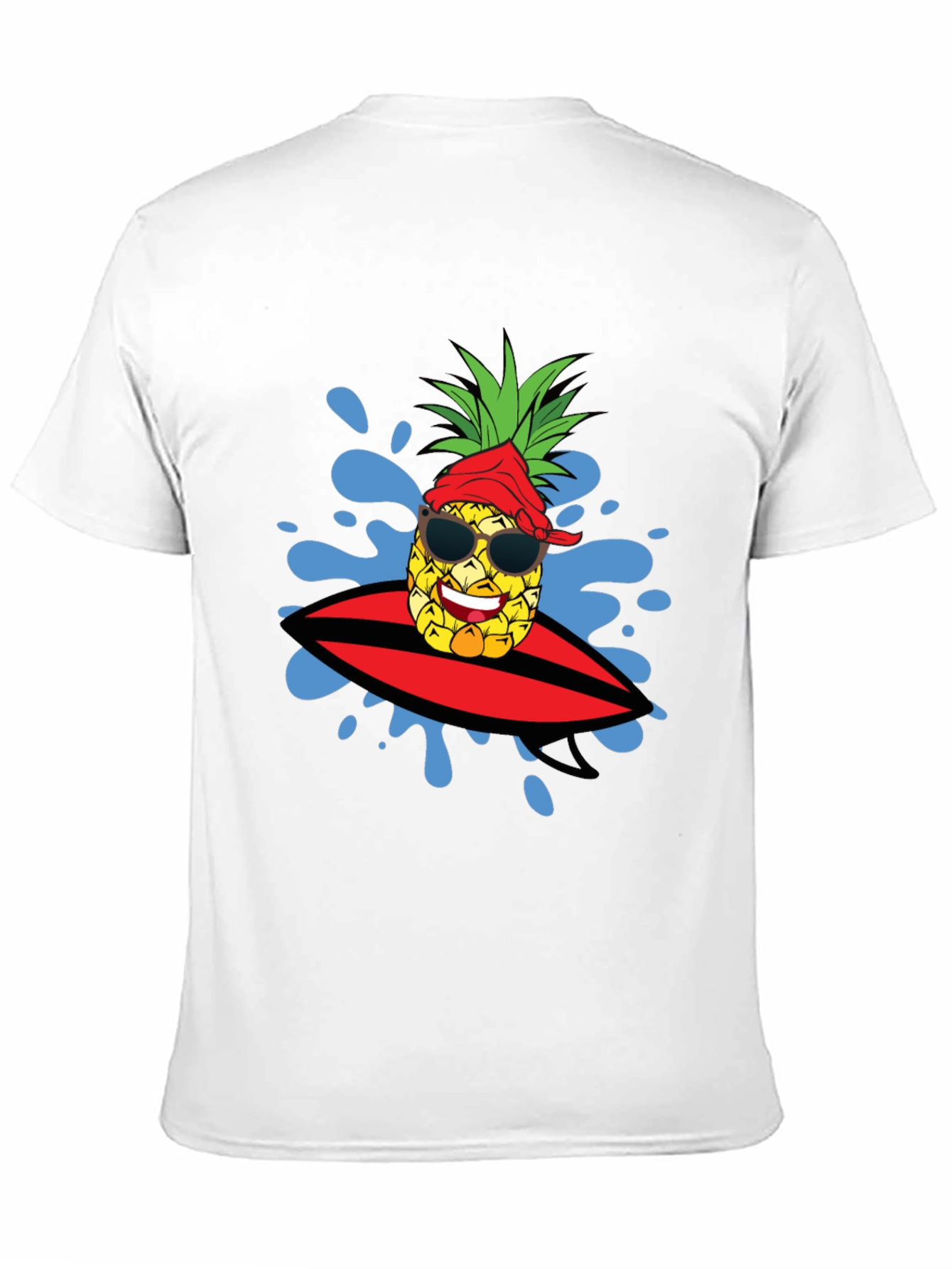 Surfing Pineapple Graphic Tee - Summer Fun!