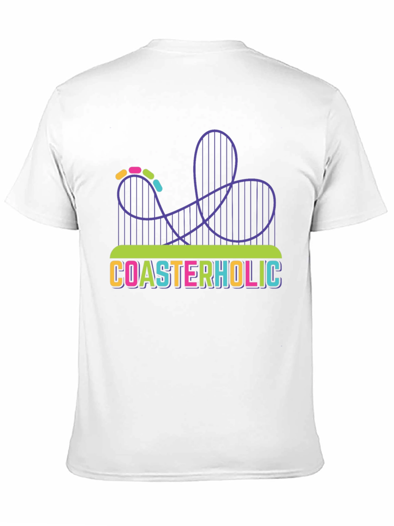 Coasterholic Graphic Tee - Thrill Ride Design