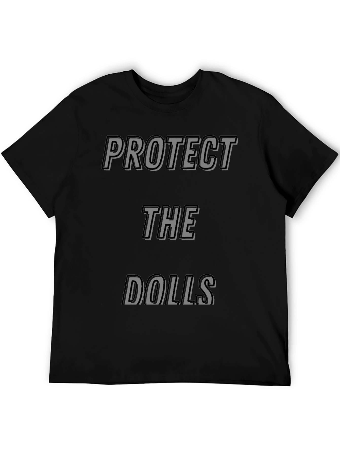 Protect the Dolls Black Graphic Tee