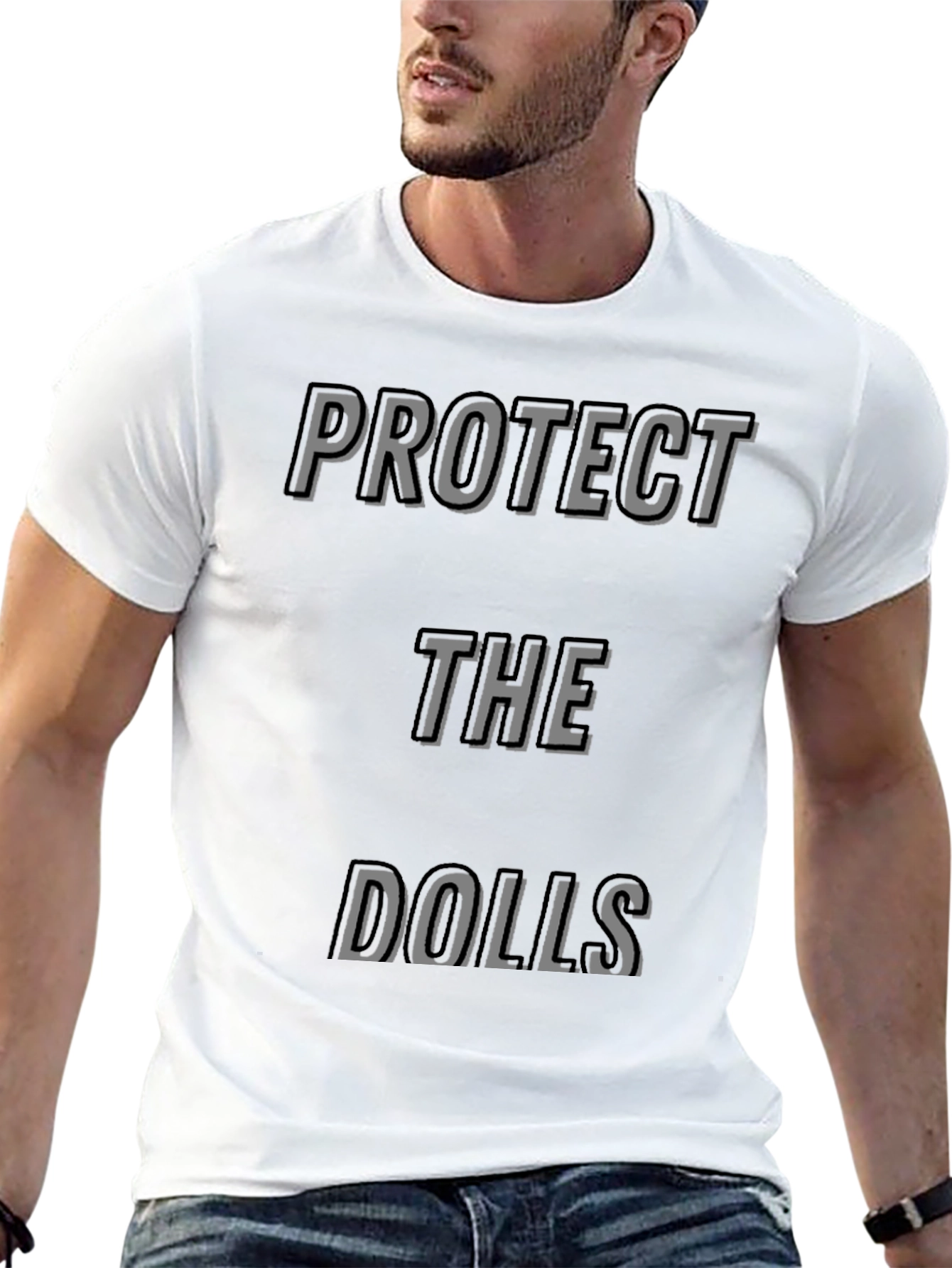 Protect the Dolls Black Graphic Tee