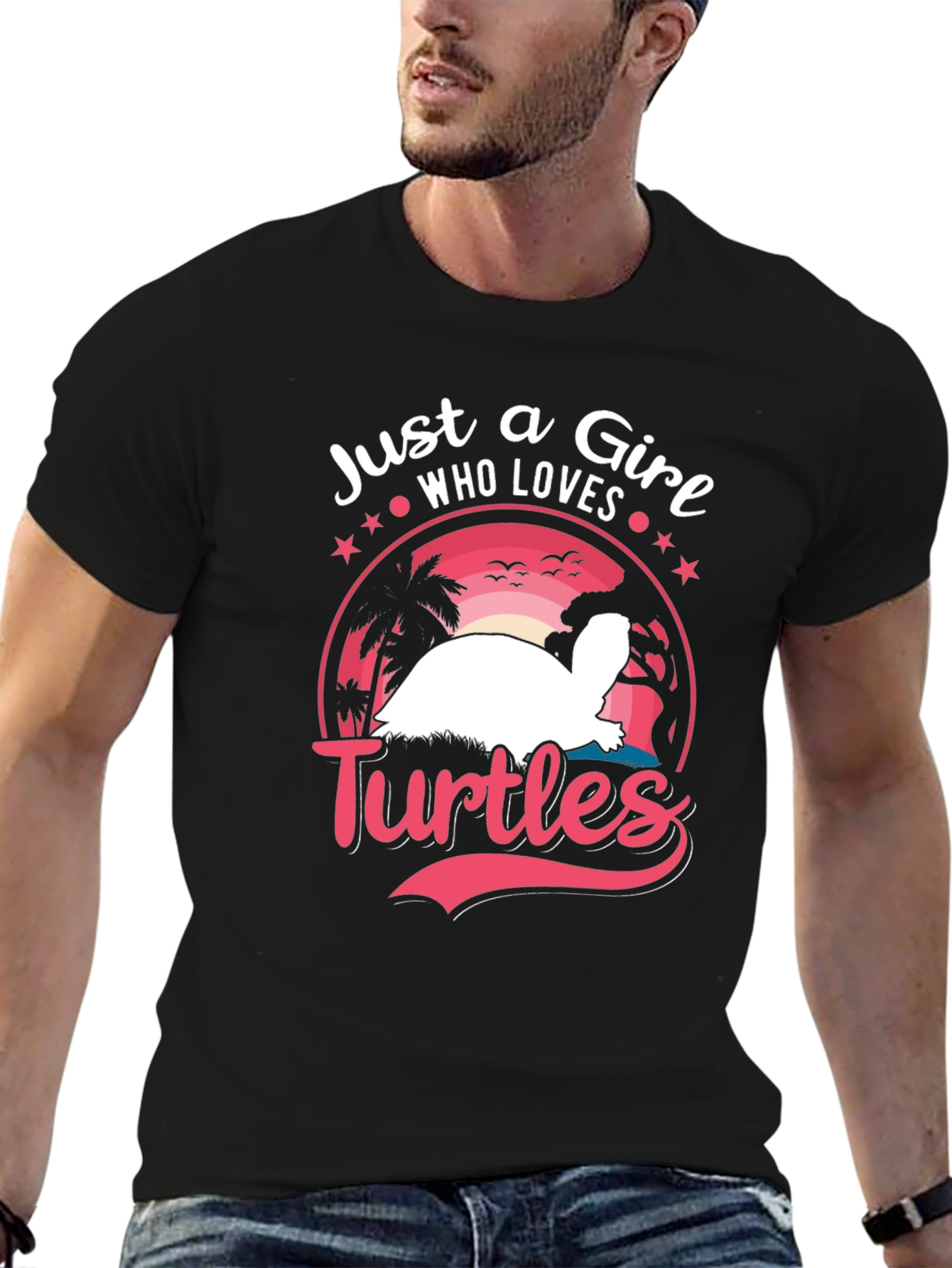 Just A Girl Who Loves Turtles Graphic Tee