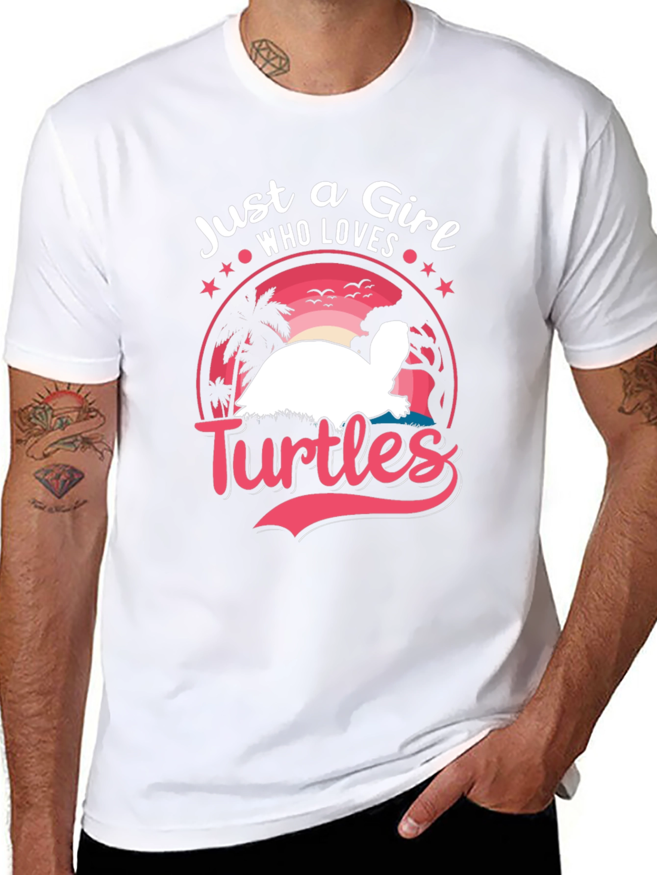 Just A Girl Who Loves Turtles Graphic Tee