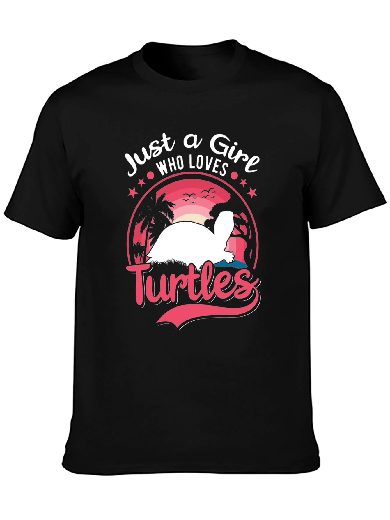 Just A Girl Who Loves Turtles Graphic Tee