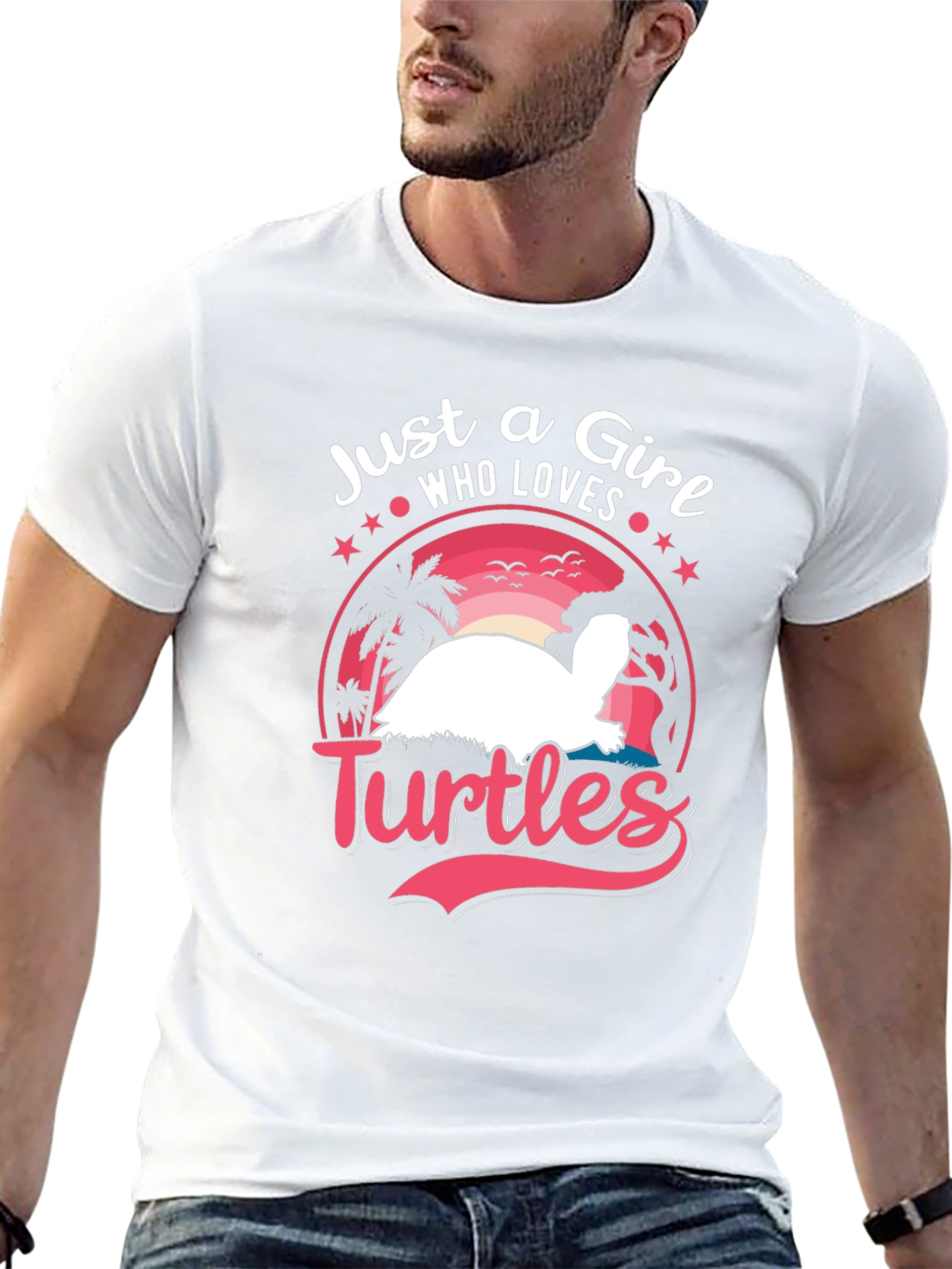 Just A Girl Who Loves Turtles Graphic Tee