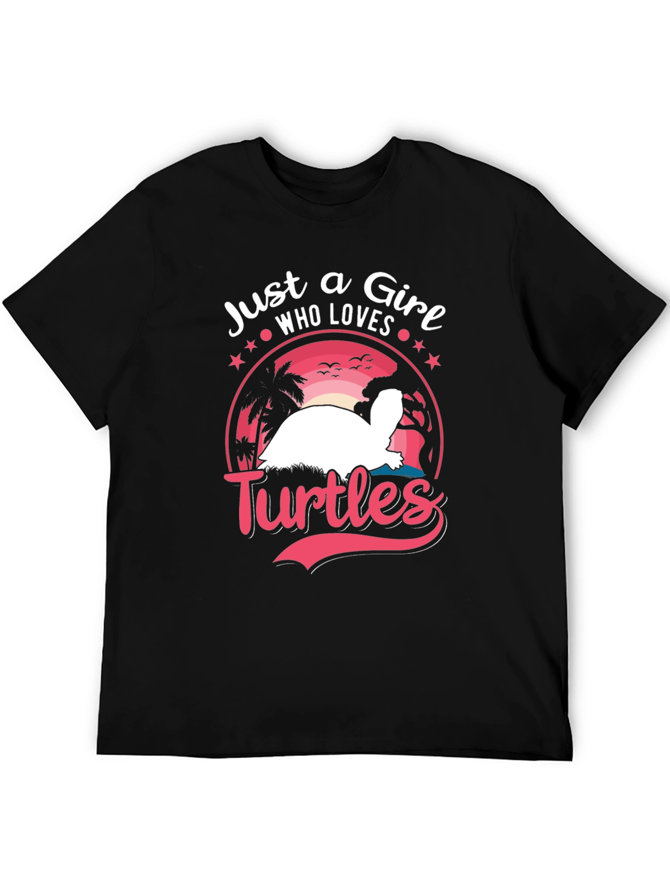 Just A Girl Who Loves Turtles Graphic Tee