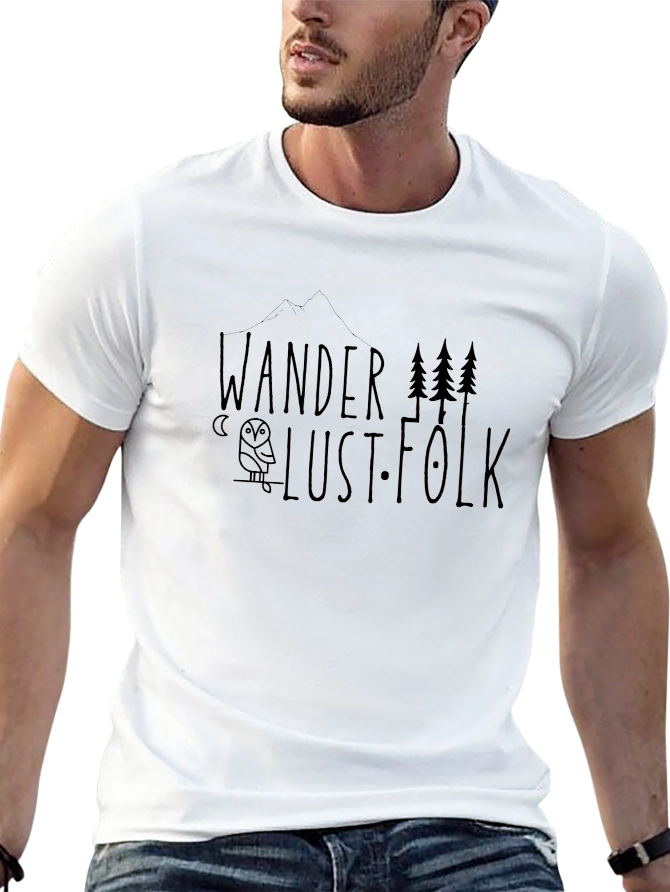 Wanderlust Folk Graphic Tee