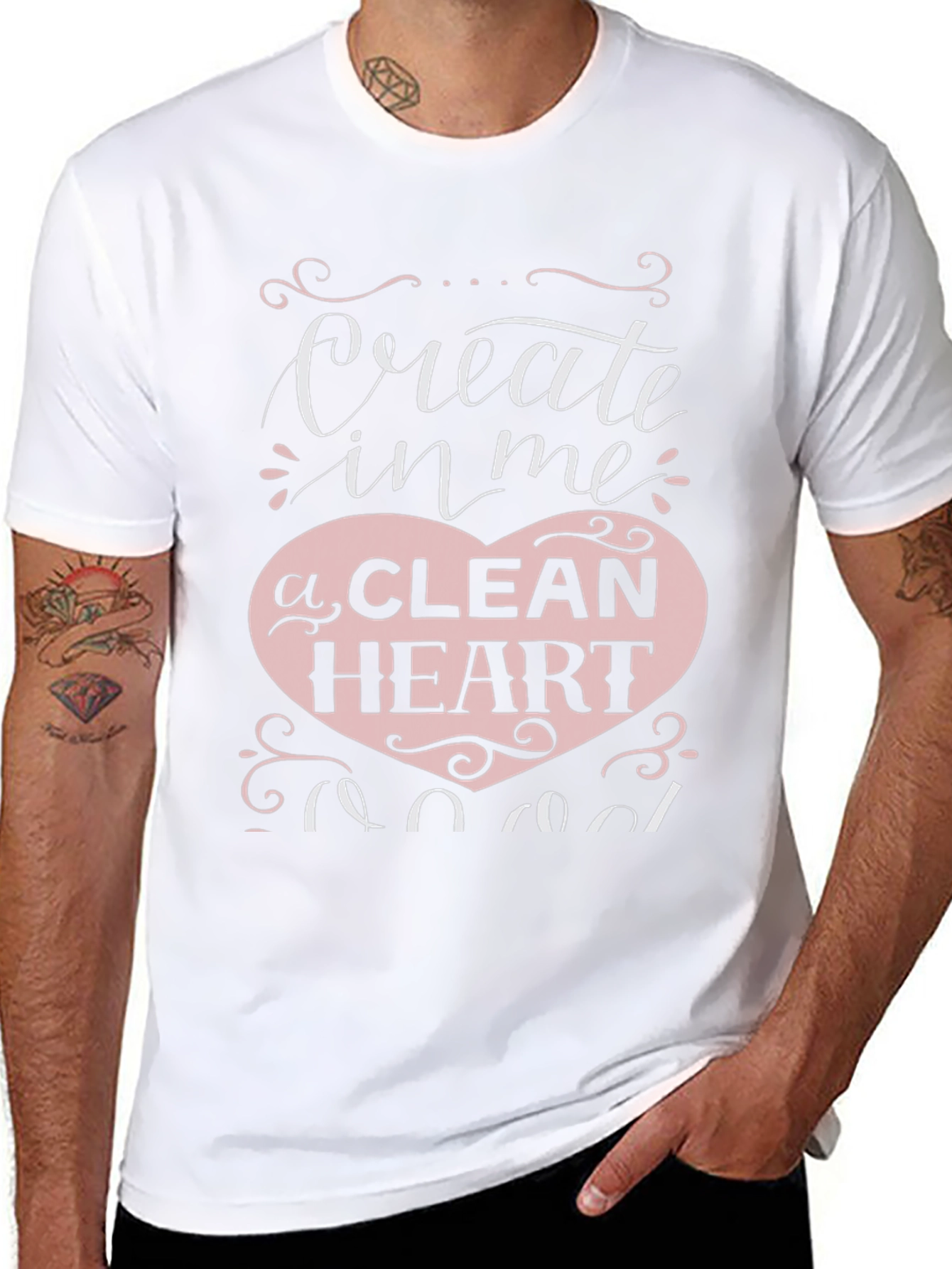Create In Me A Clean Heart Graphic T-Shirt