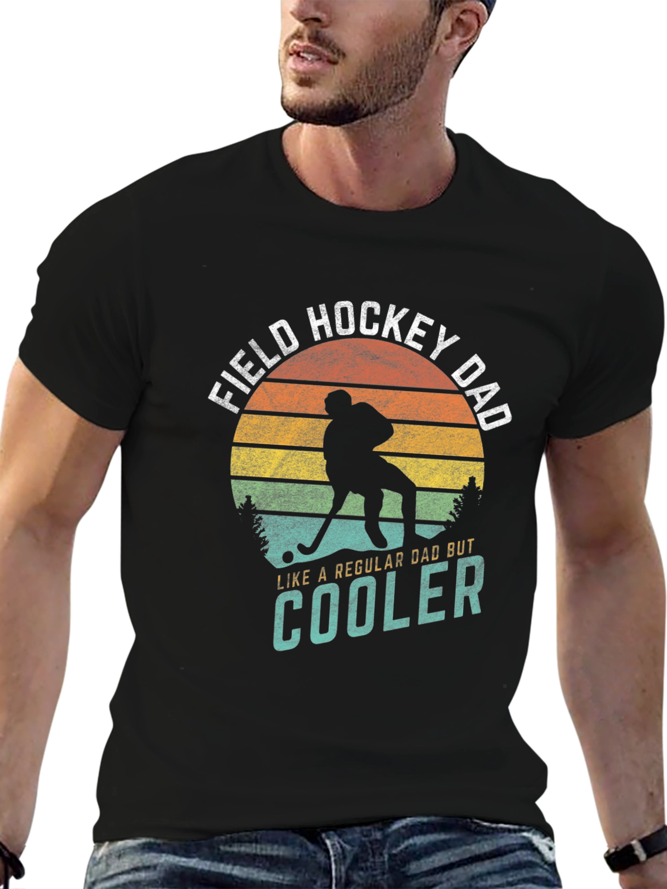 Field Hockey Dad T-Shirt - Regular Dad But Cooler