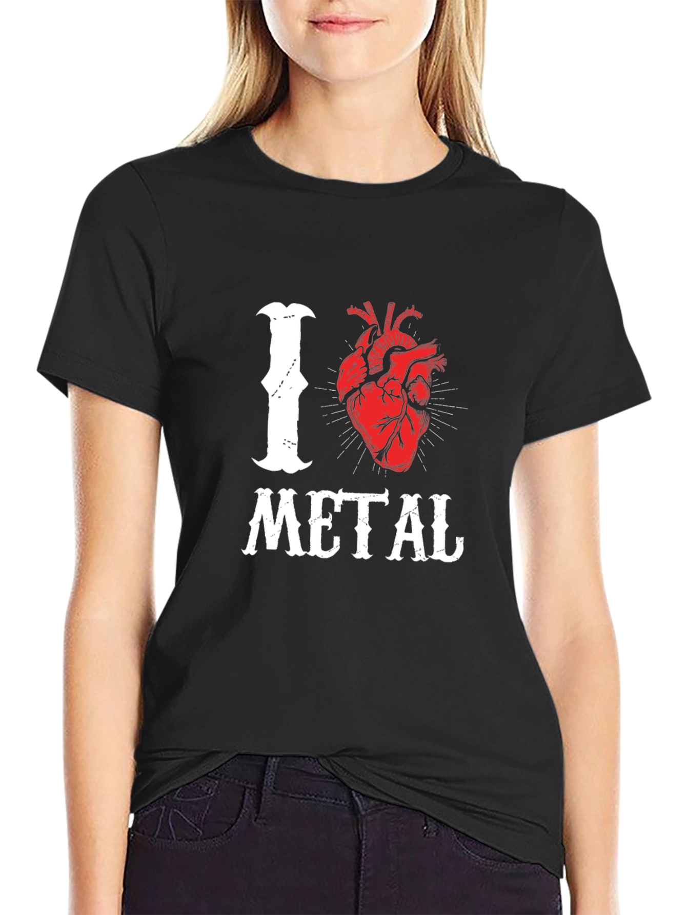 I Heart Metal Graphic Tee