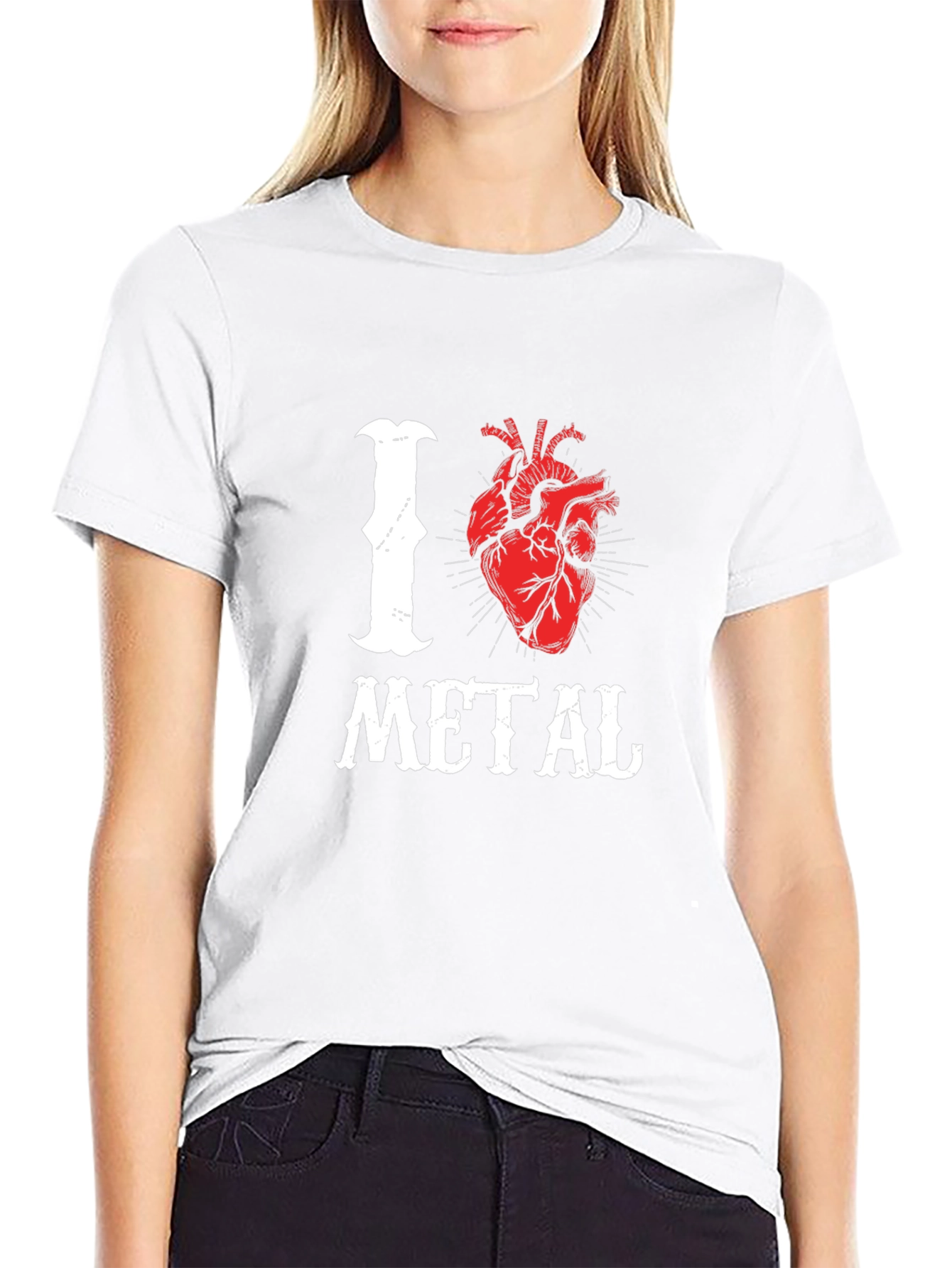 I Heart Metal Graphic Tee