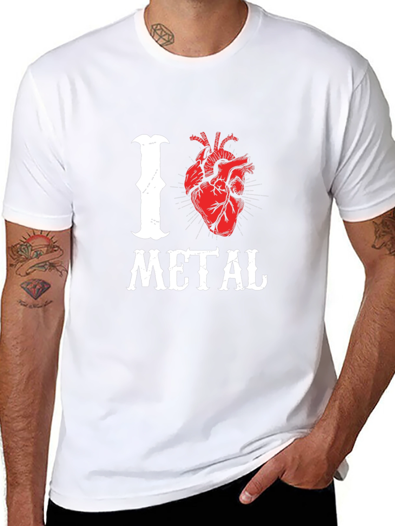 I Heart Metal Graphic Tee