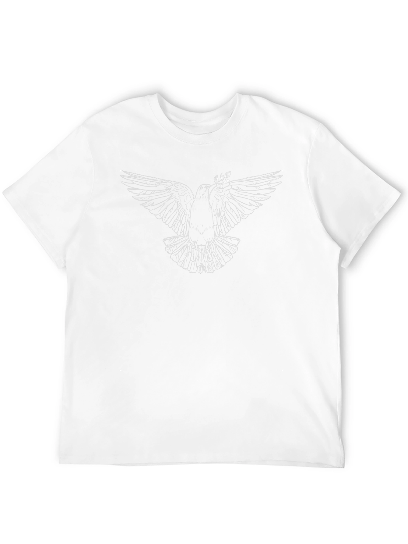Dove with Olive Branch Graphic T-Shirt - Unisex